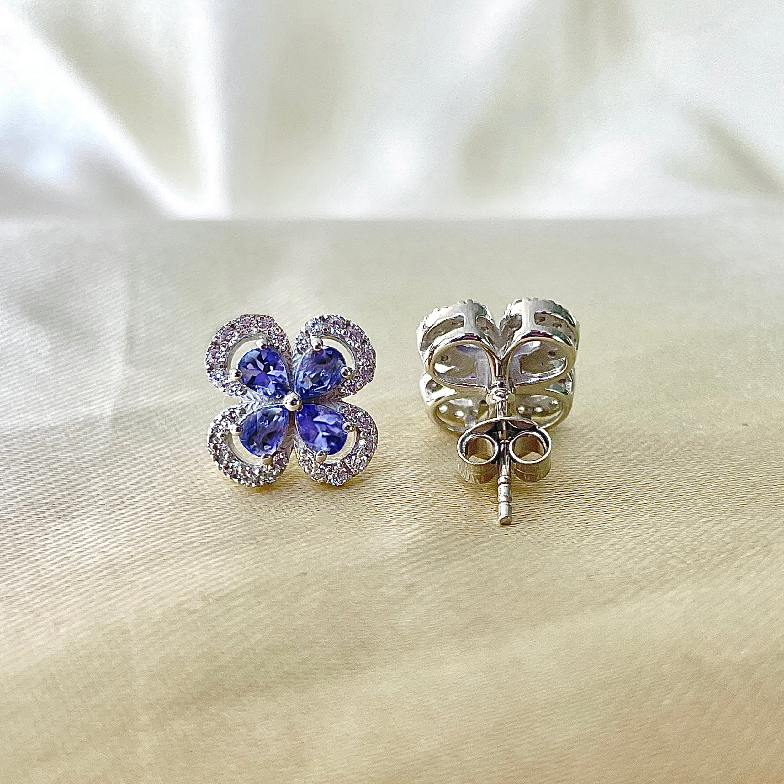 Tanzanite Earring-(TZN-RDE-953.)