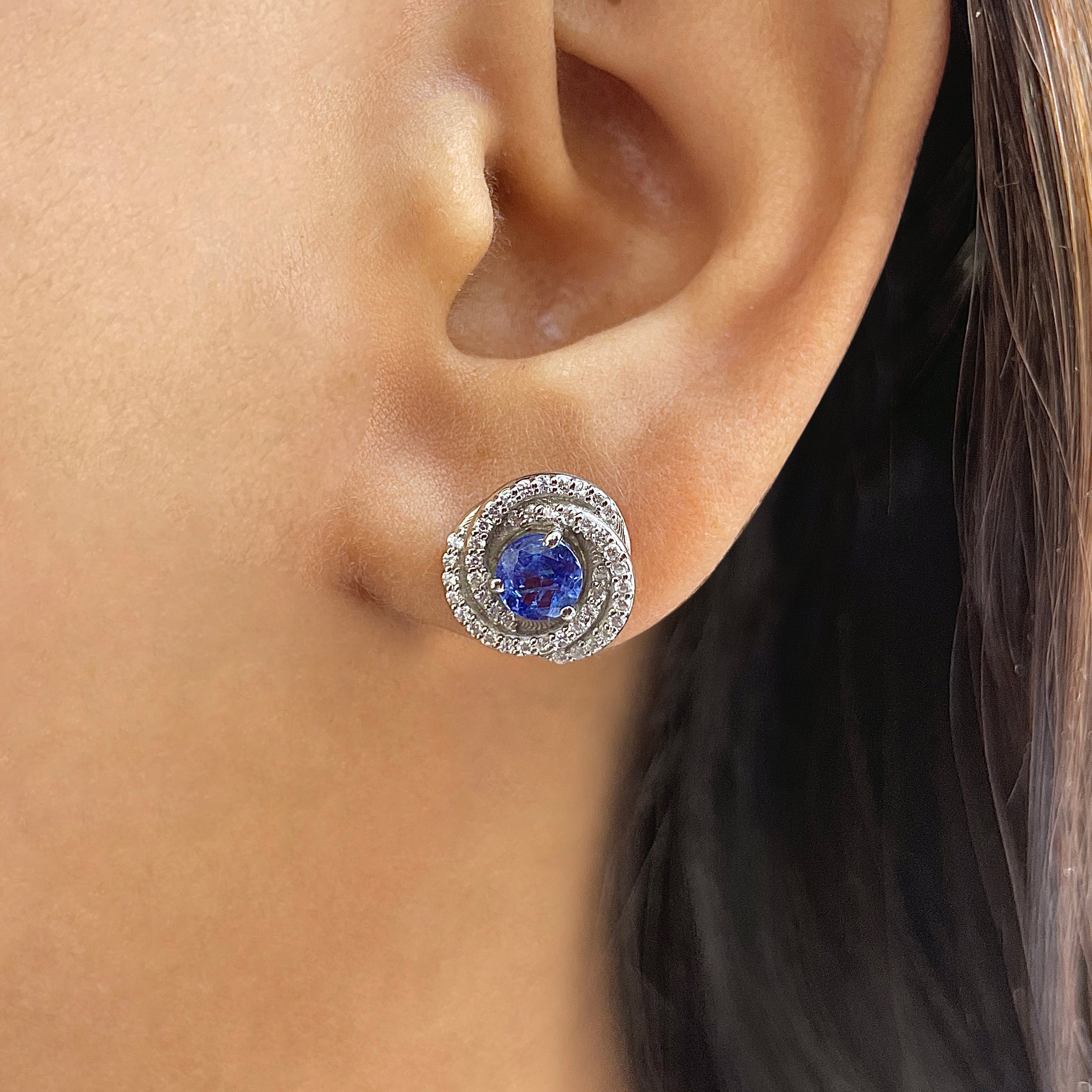 Tanzanite Earring-(TZN-RDE-954.)