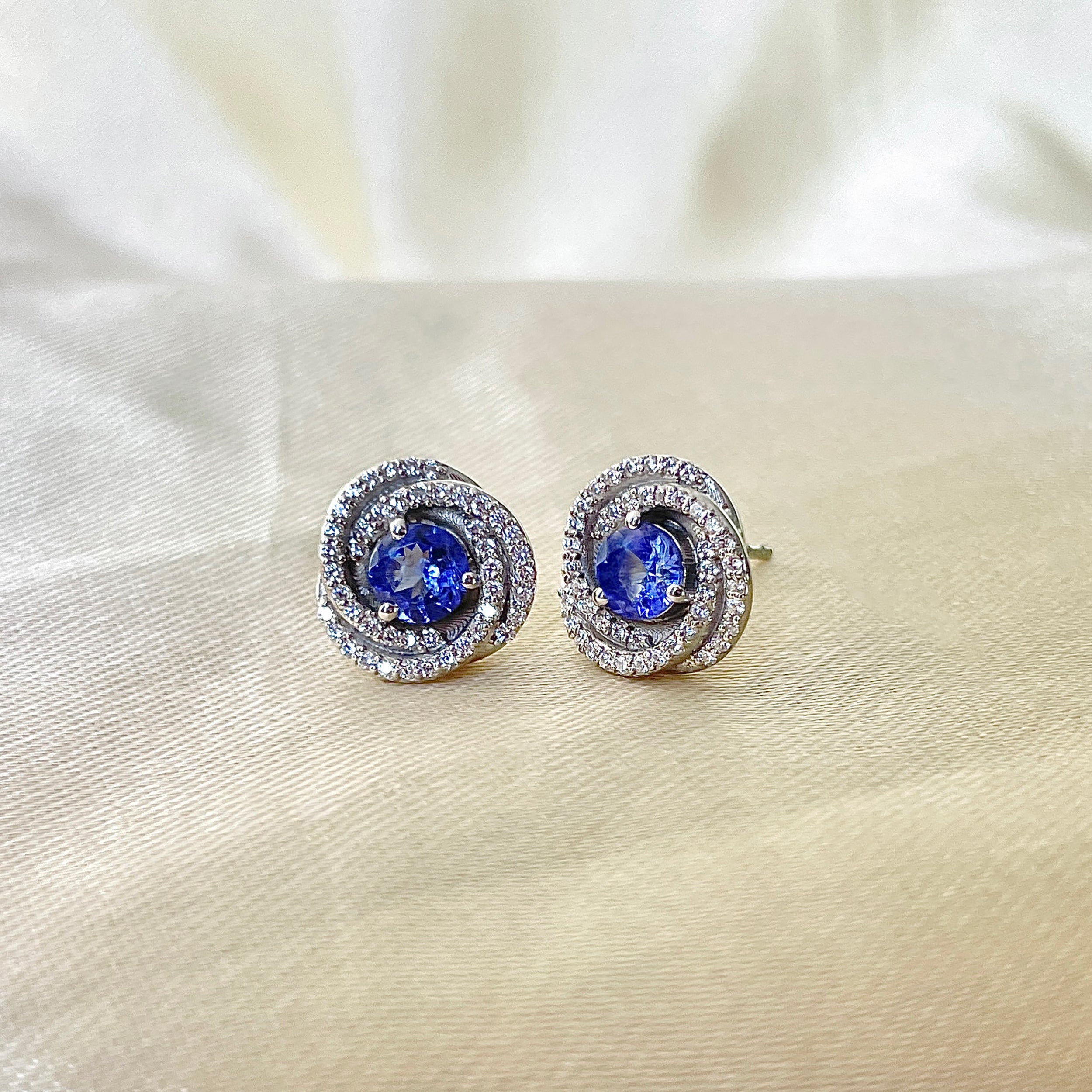 Tanzanite Earring-(TZN-RDE-954.)