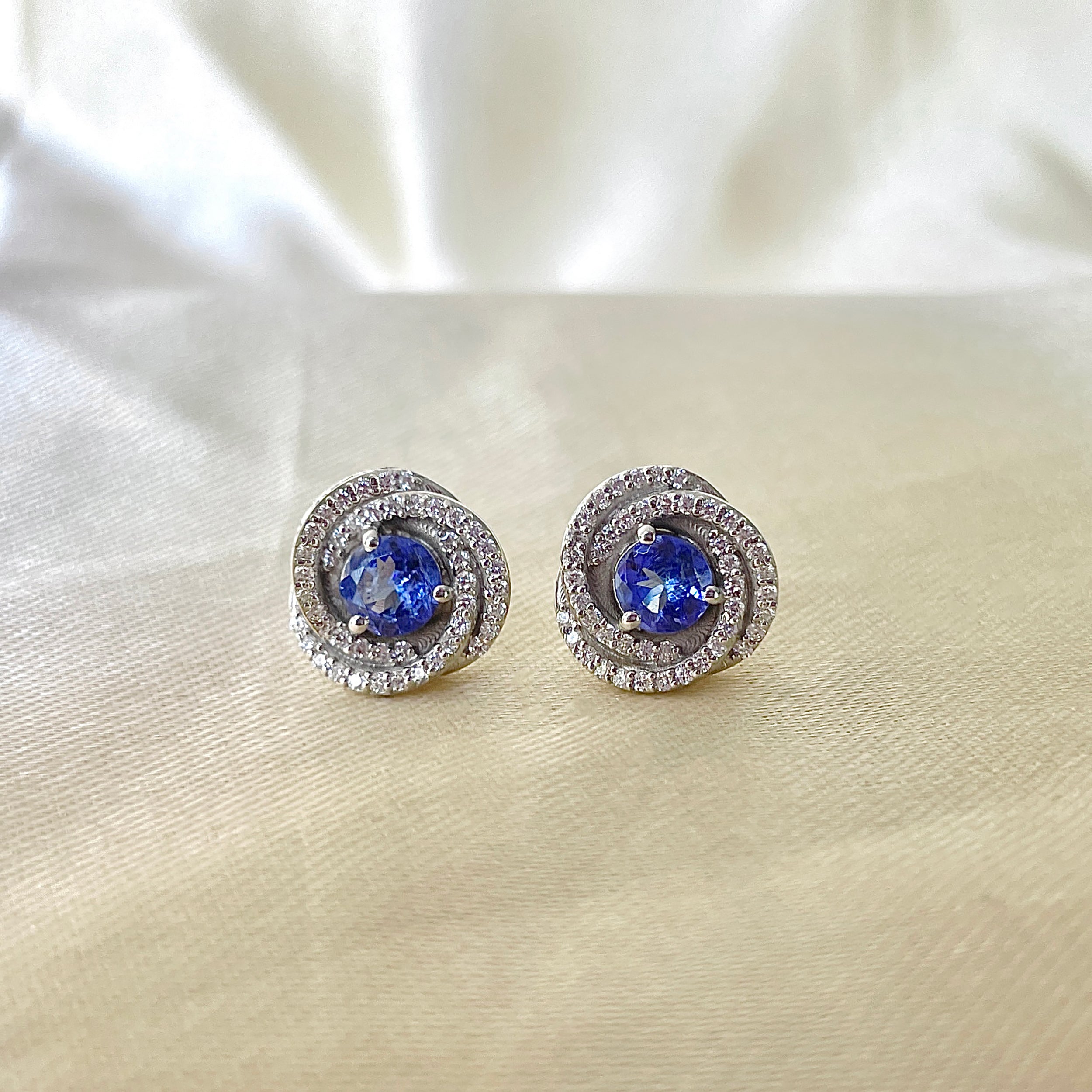 Tanzanite Earring-(TZN-RDE-954.)