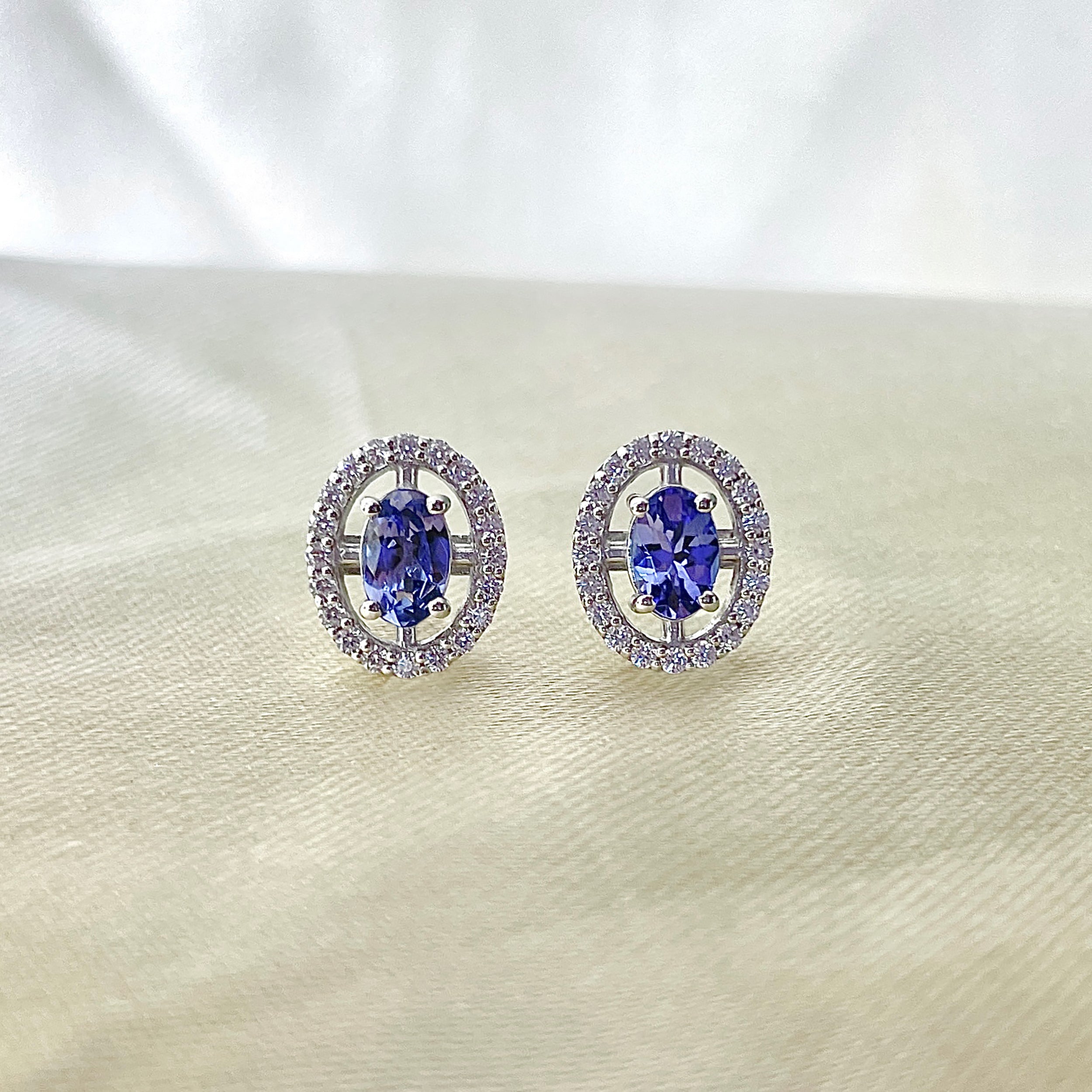 Tanzanite Earring-(TZN-RDE-955.)