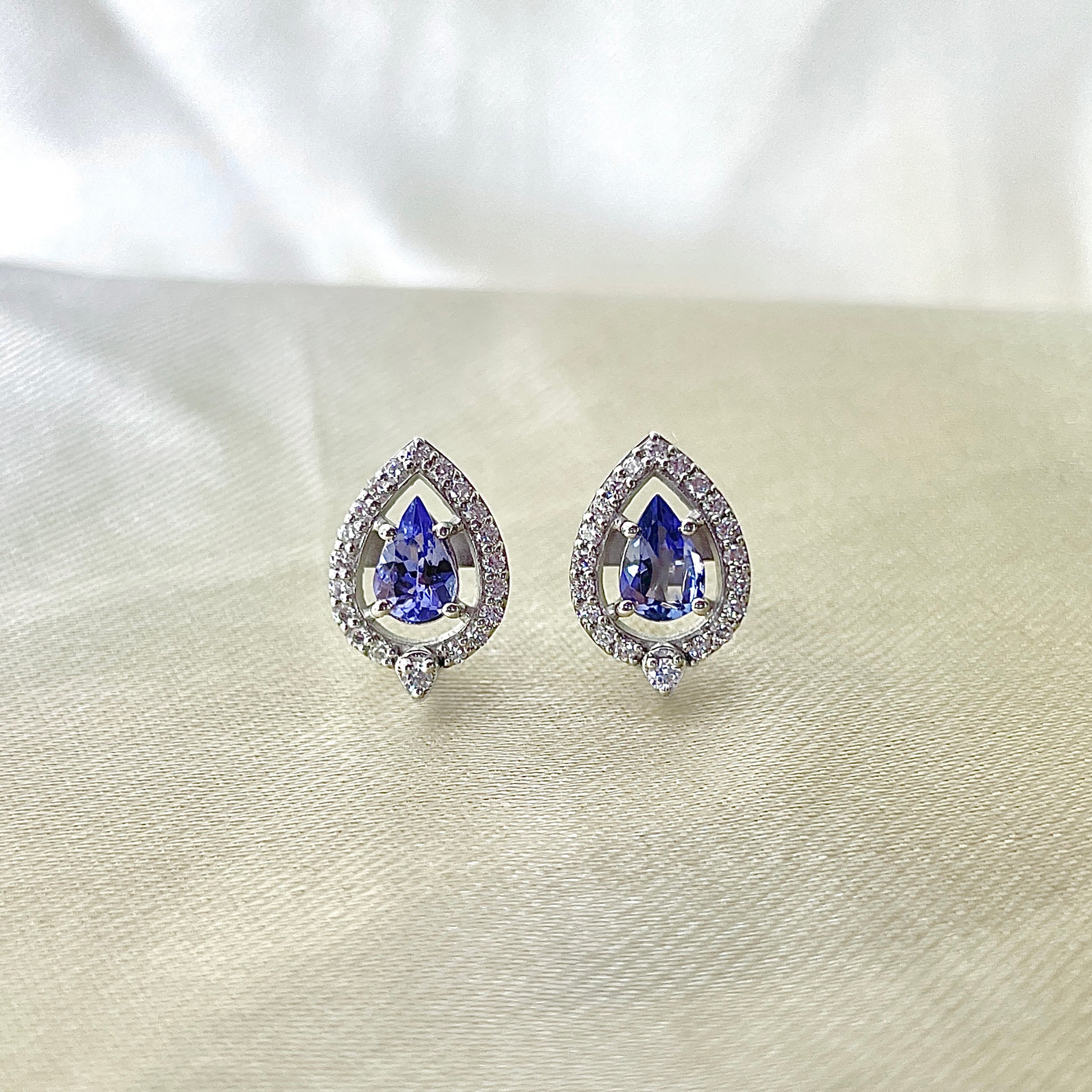 Tanzanite Earring-(TZN-RDE-956.)
