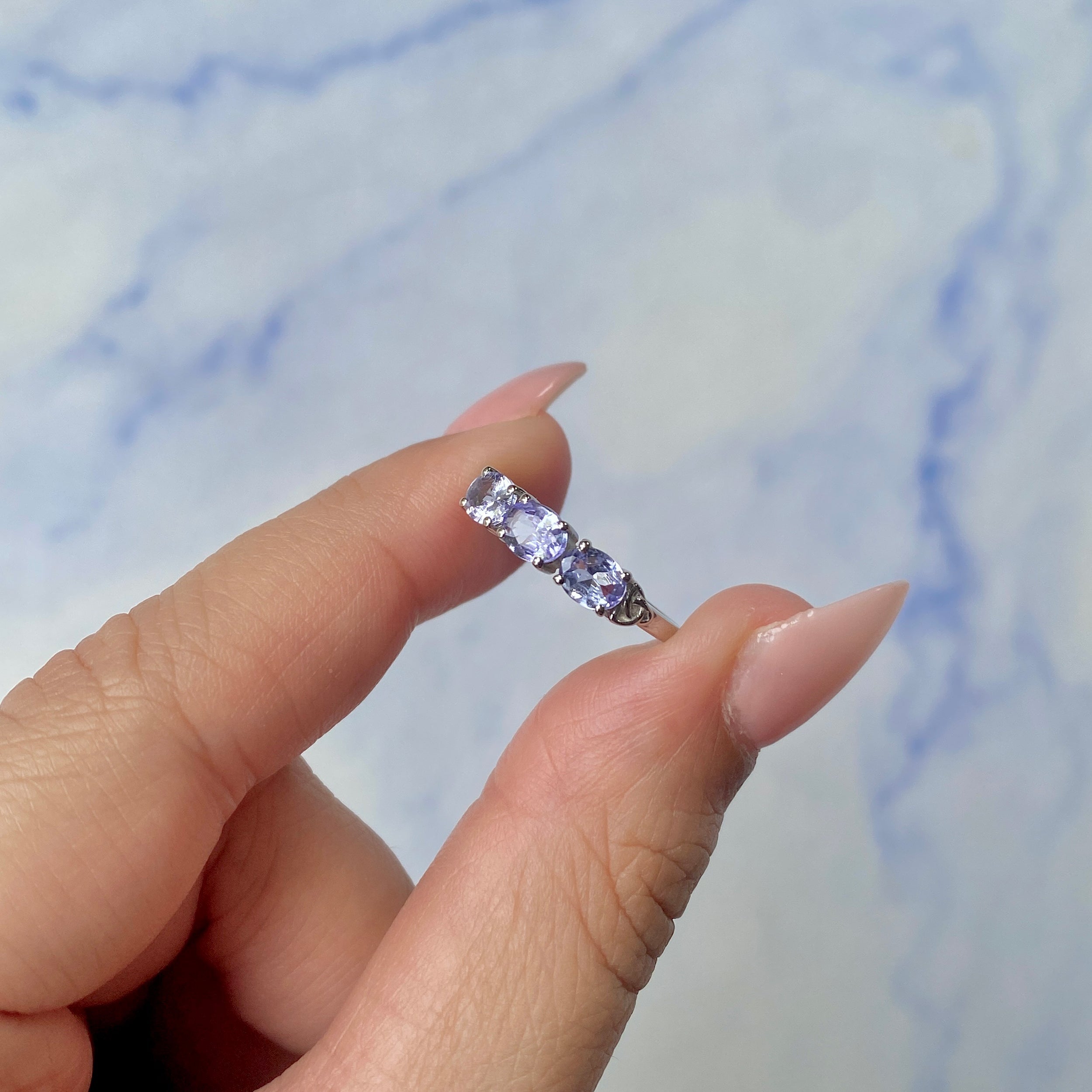 Tanzanite Ring-(TZN-SR-2037.)