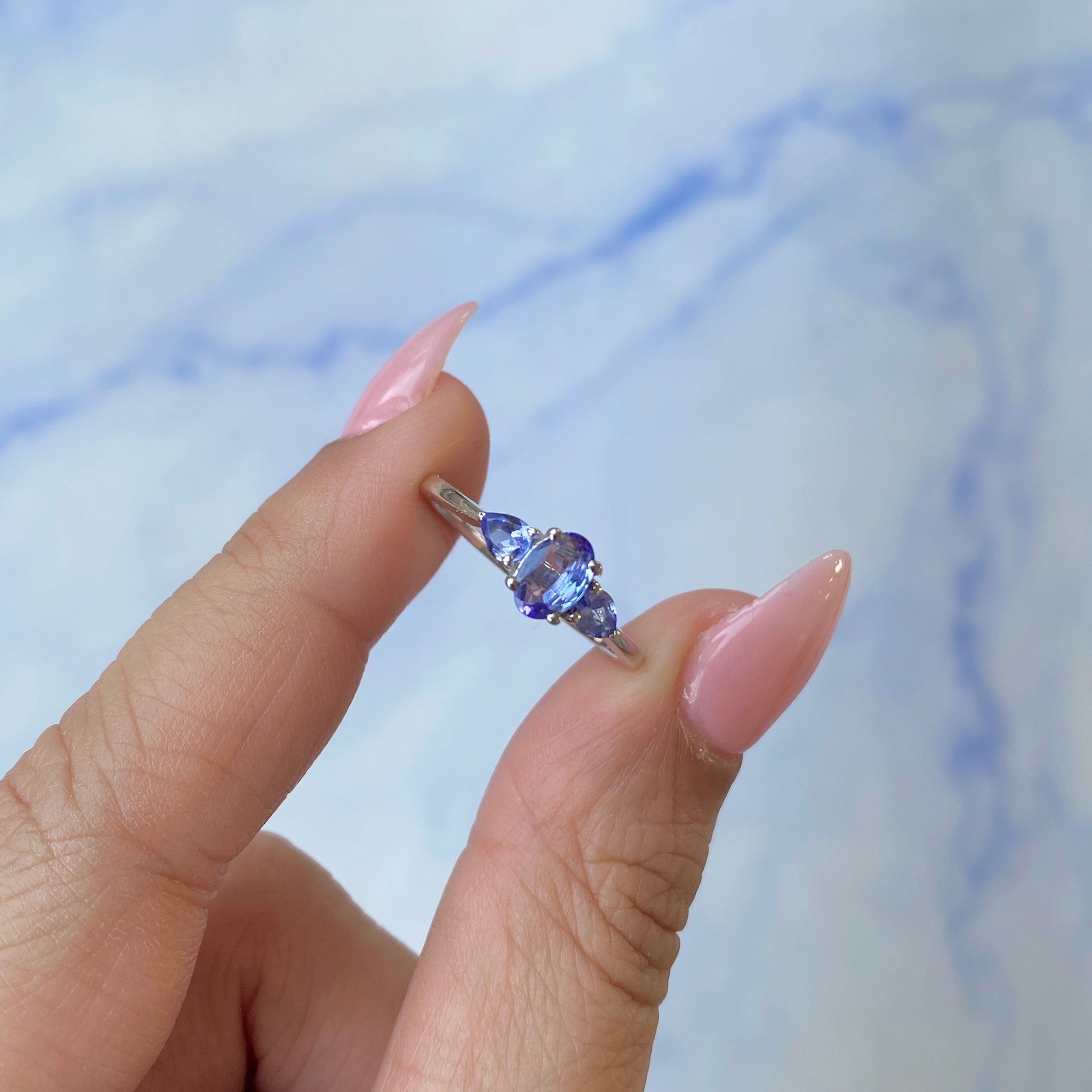 Tanzanite Ring-(TZN-SR-2470.)