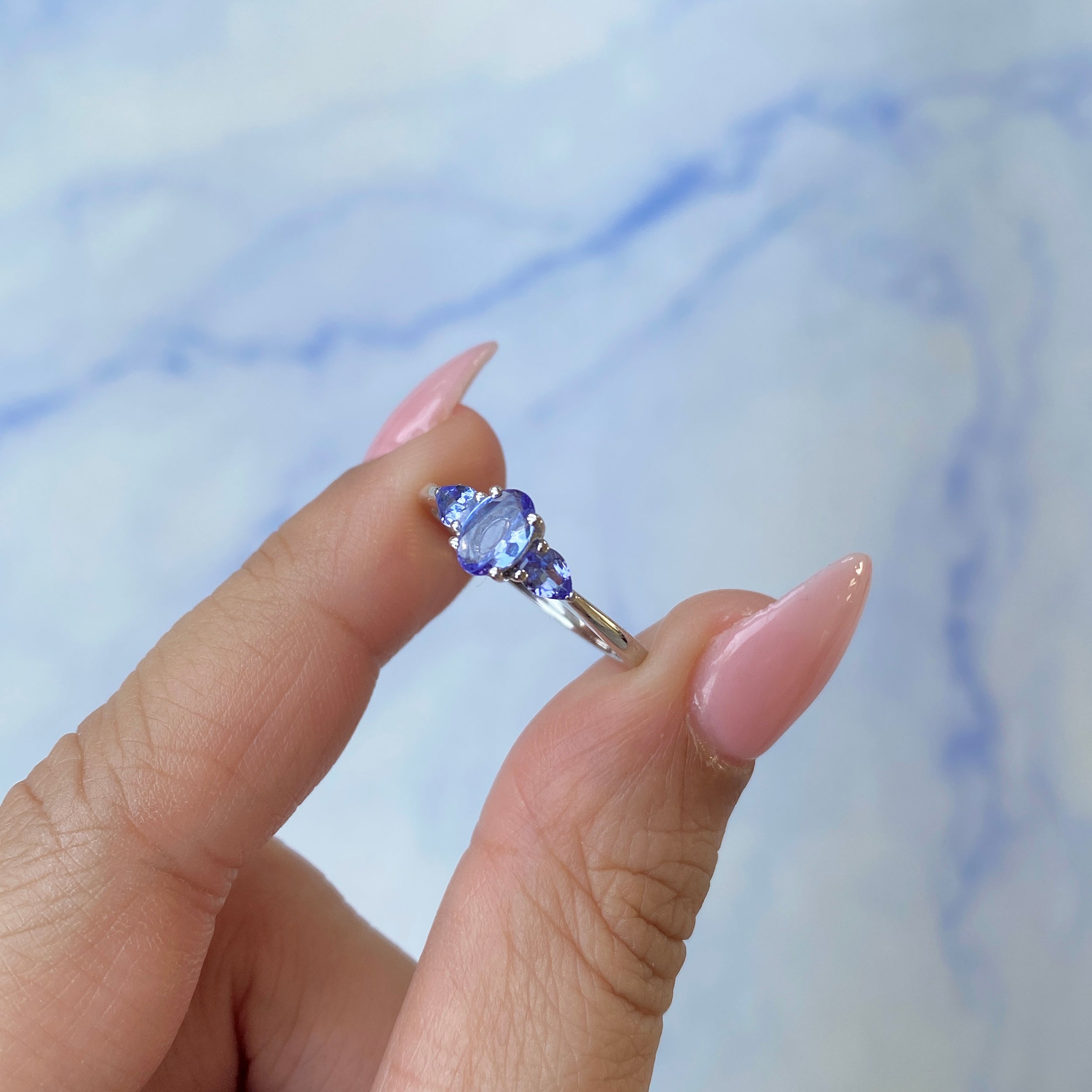 Tanzanite Ring-(TZN-SR-2470.)