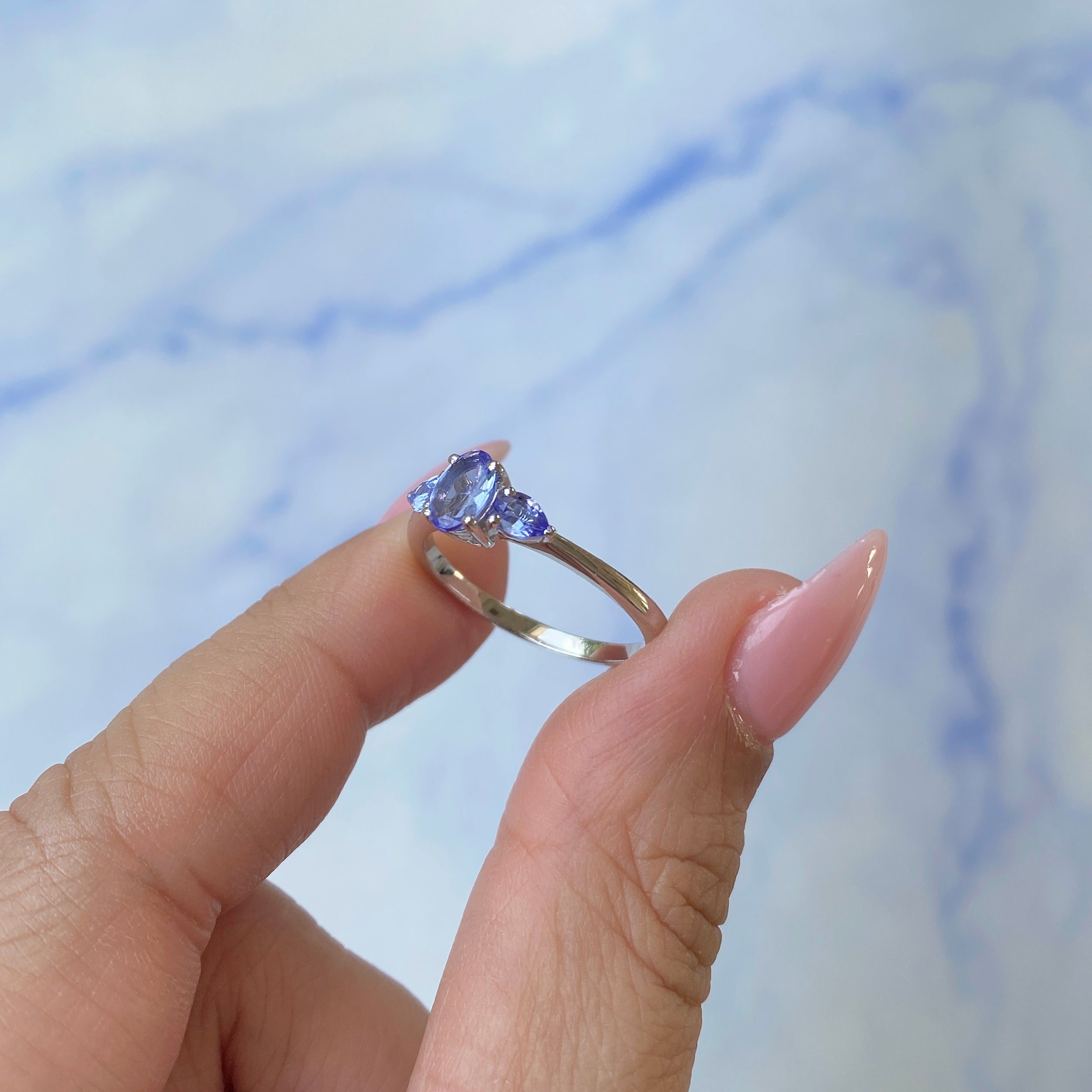 Tanzanite Ring-(TZN-SR-2470.)