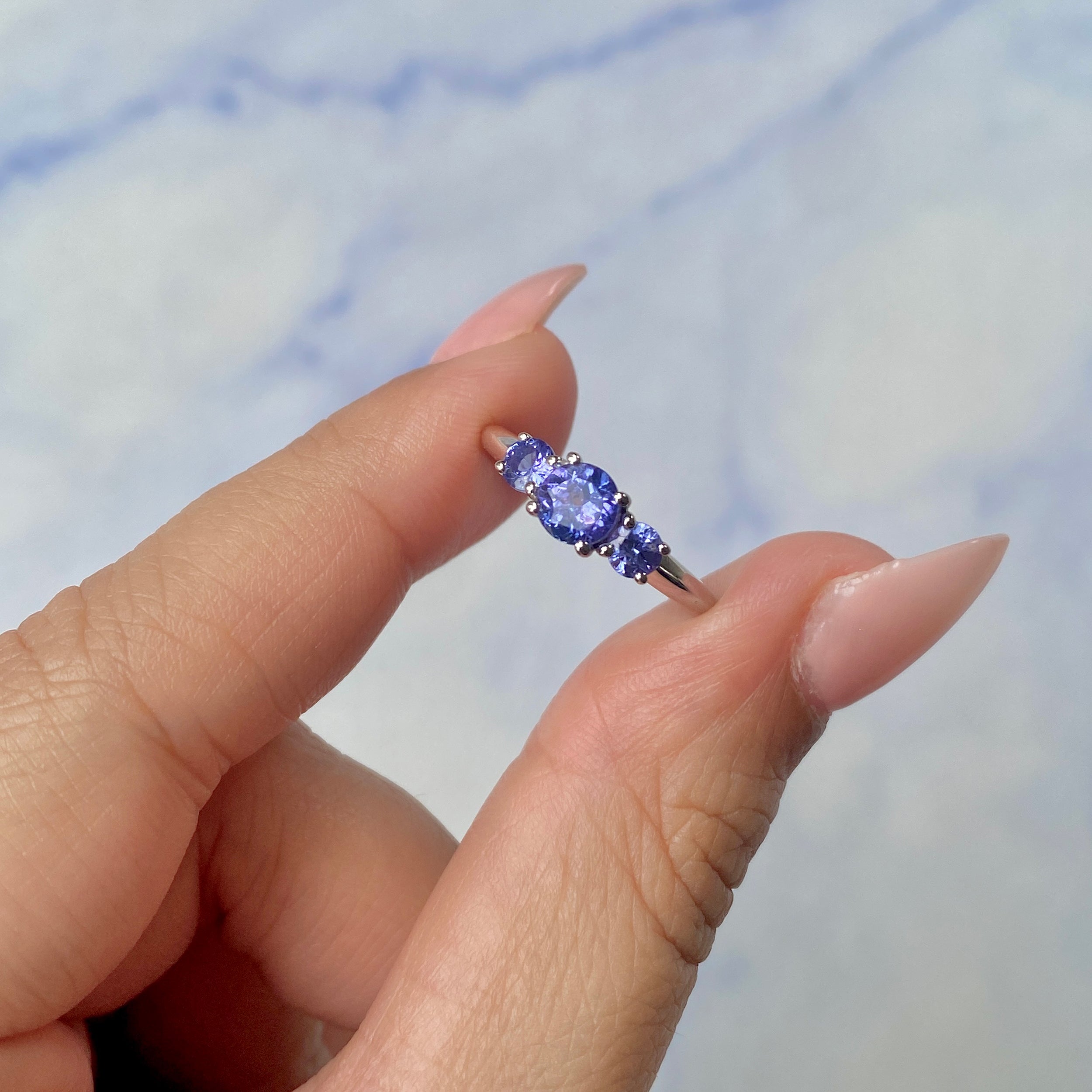 Tanzanite Ring-(TZN-SR-2487.)