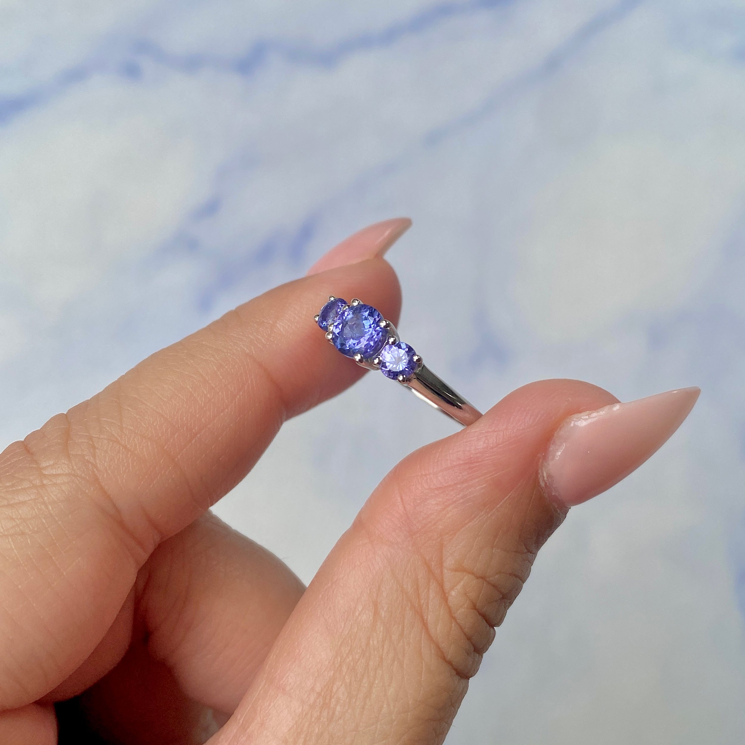 Tanzanite Ring-(TZN-SR-2487.)