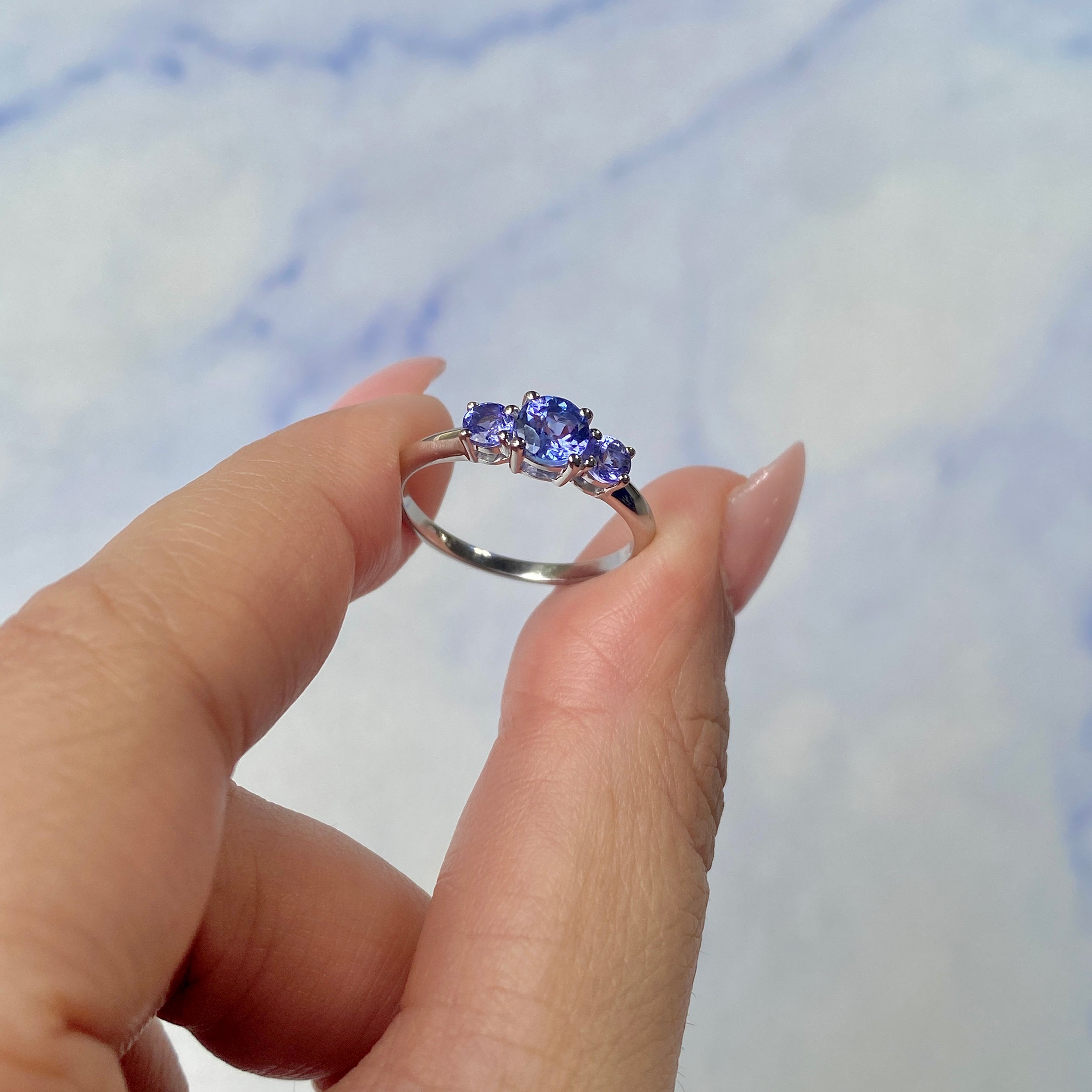 Tanzanite Ring-(TZN-SR-2487.)