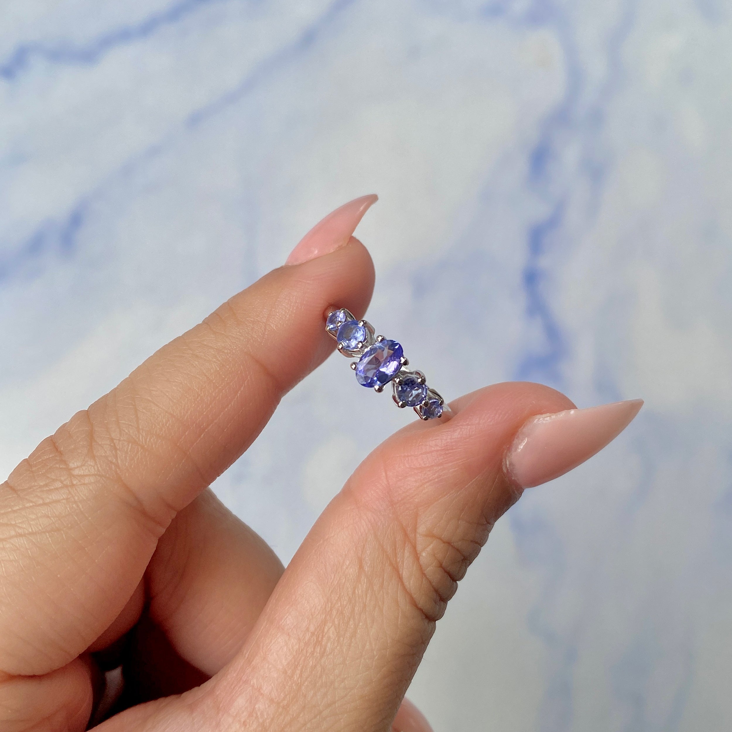Tanzanite Ring-(TZN-SR-2489.)