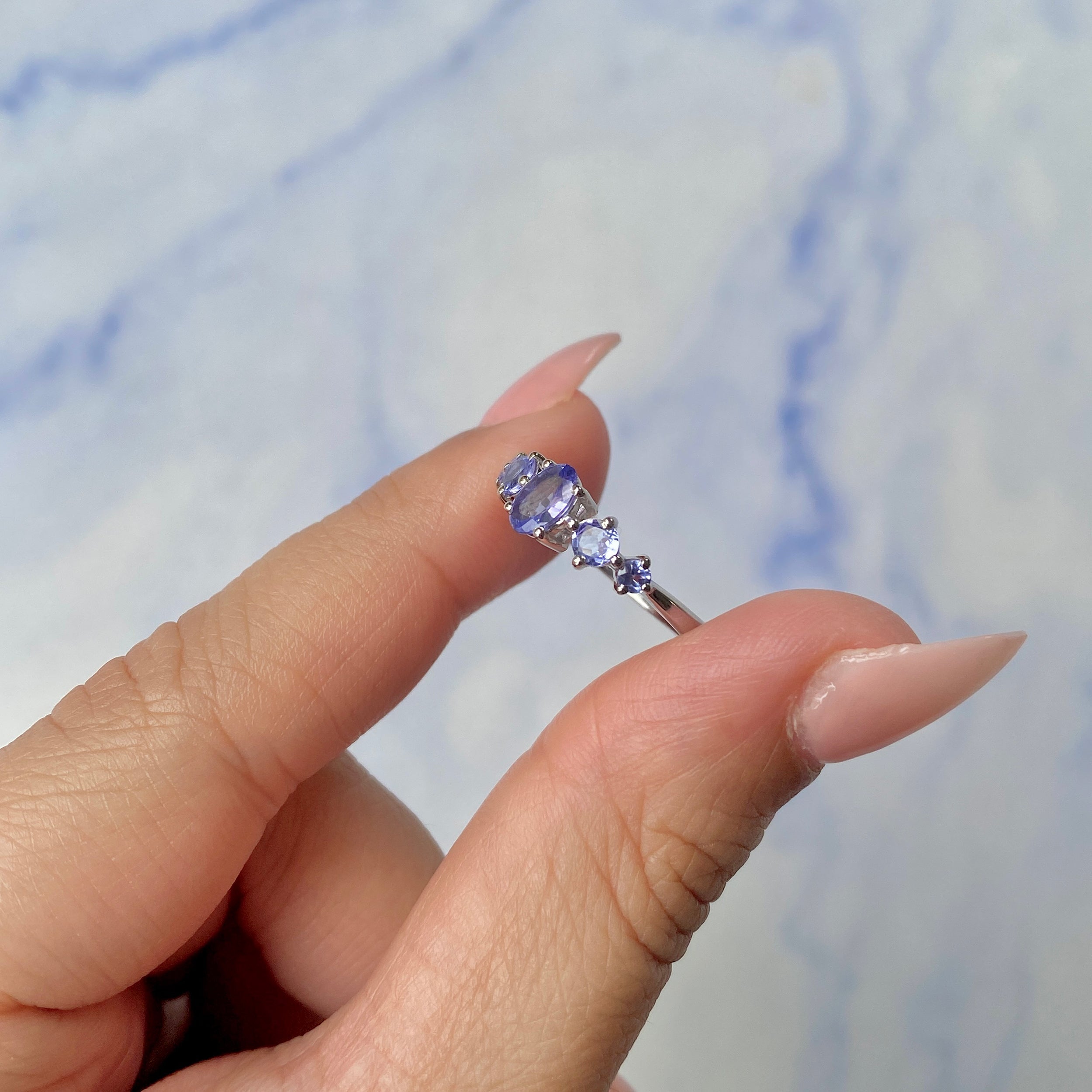 Tanzanite Ring-(TZN-SR-2489.)