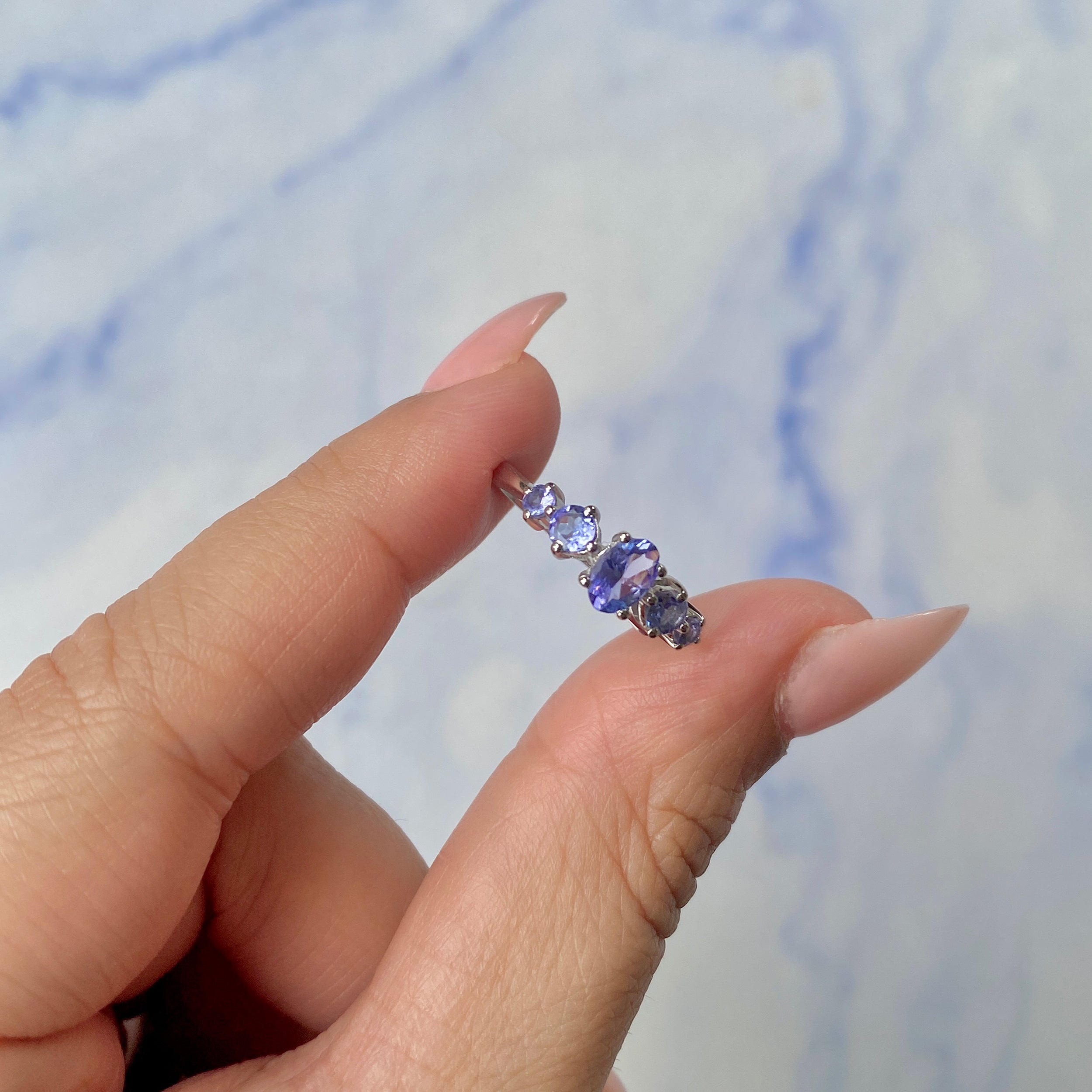 Tanzanite Ring-(TZN-SR-2489.)