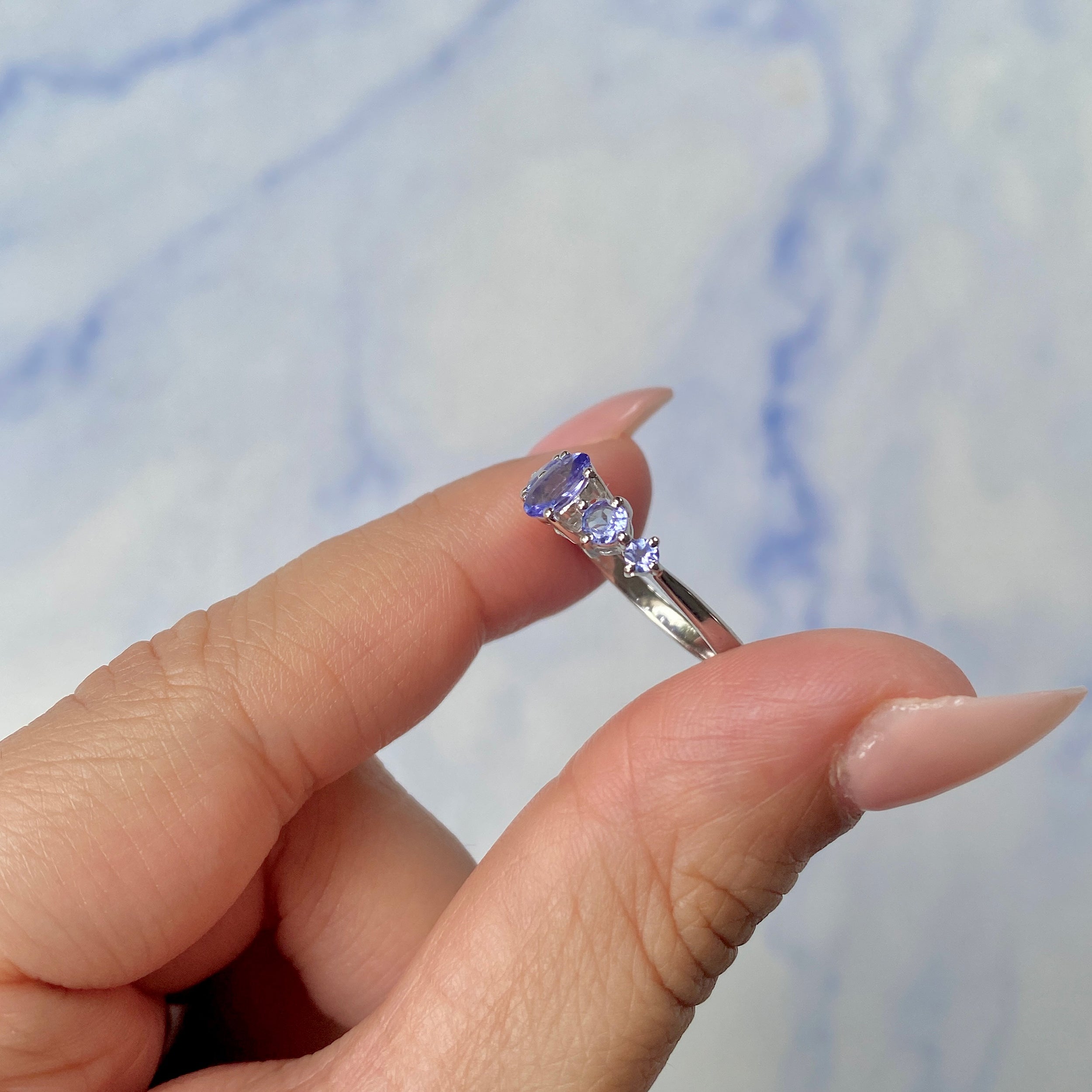 Tanzanite Ring-(TZN-SR-2489.)