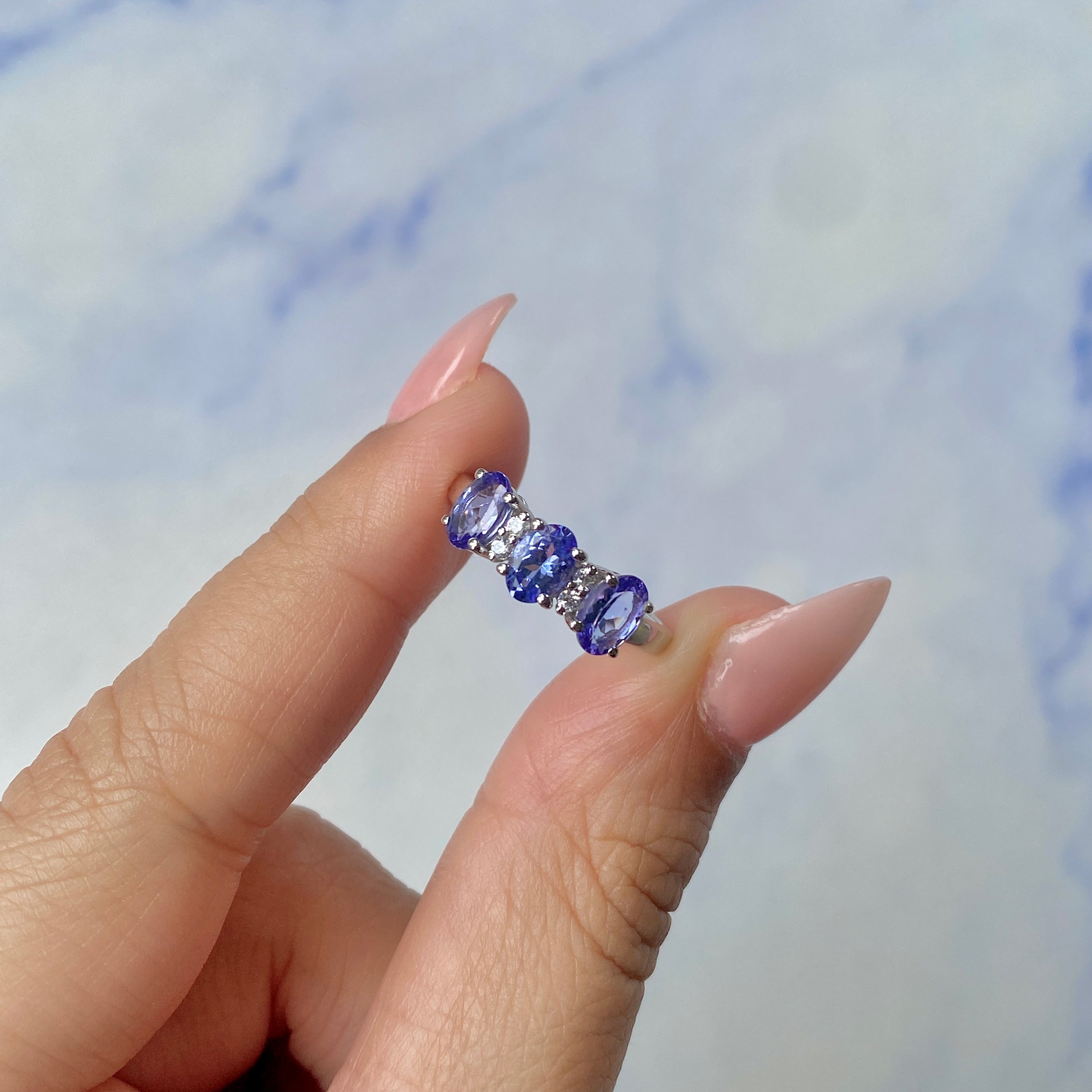 Tanzanite Ring-(TZN-SR-2496.)