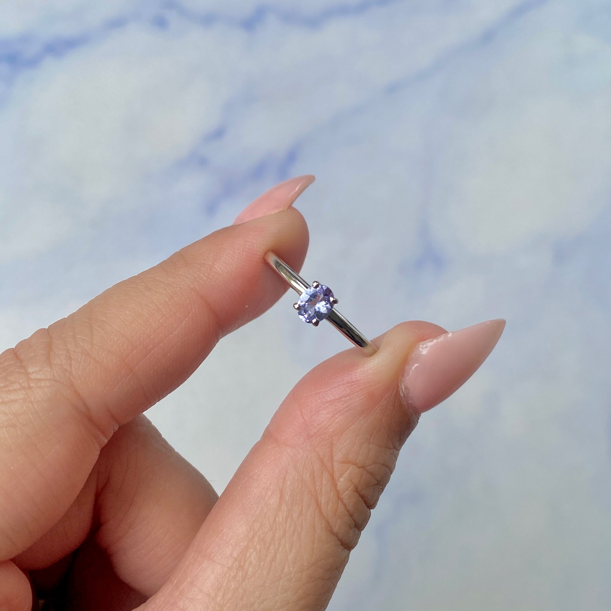 Tanzanite Ring-(TZN-SR-2508.)