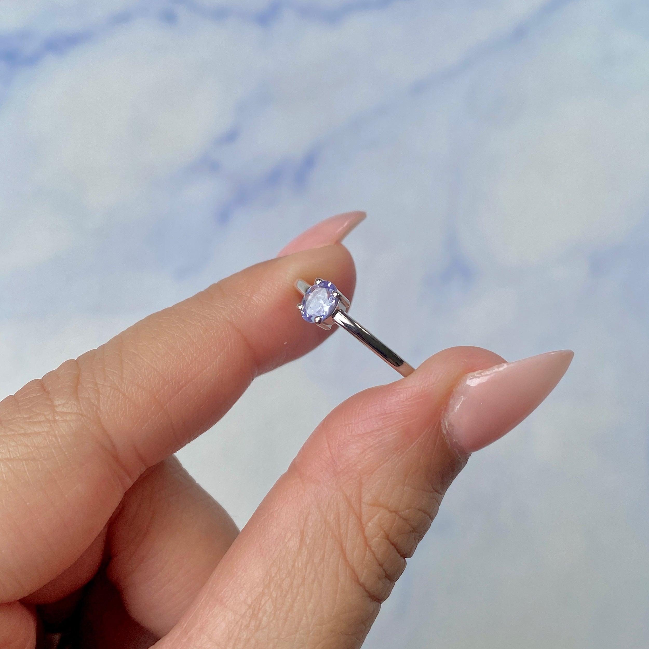 Tanzanite Ring-(TZN-SR-2508.)
