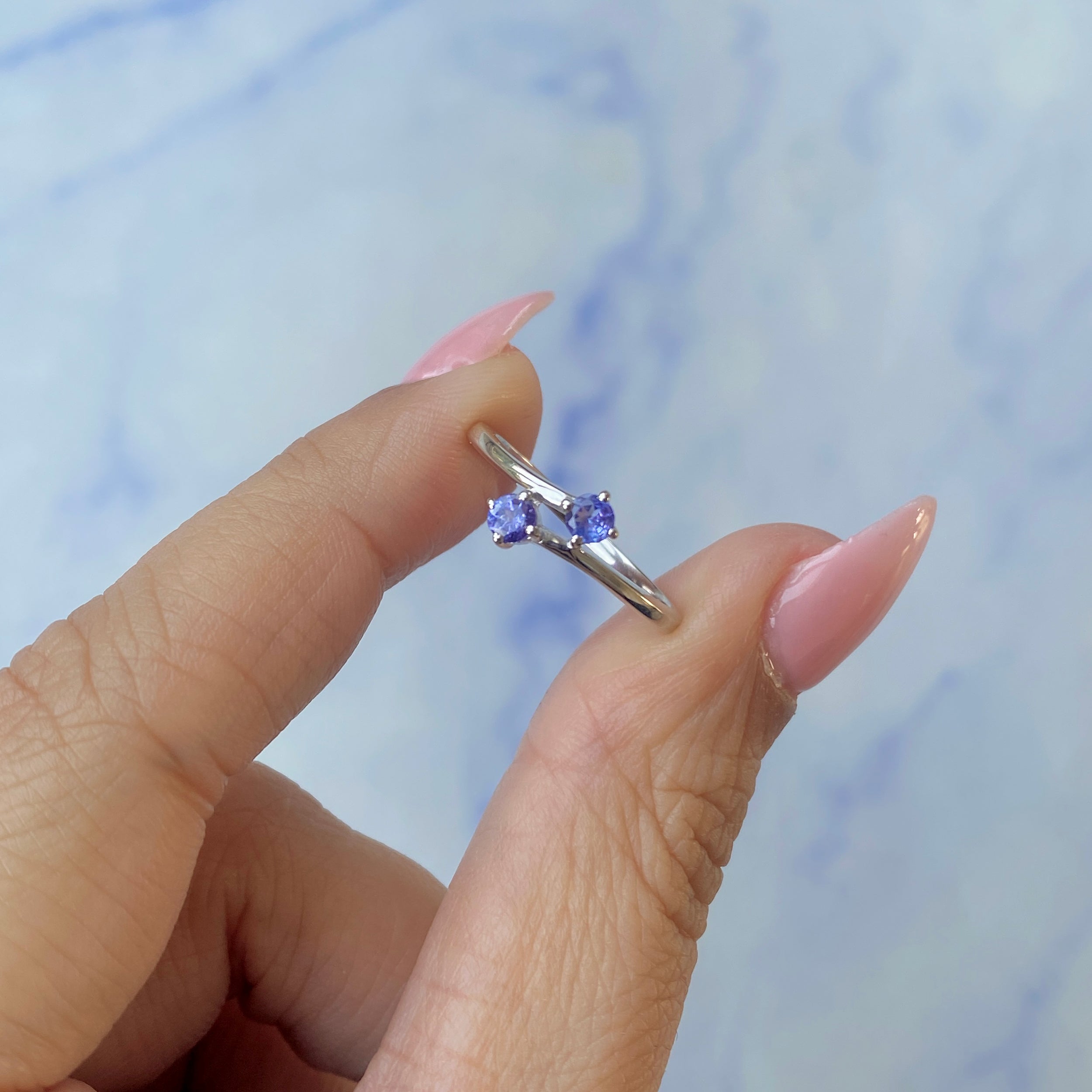 Tanzanite Ring-(TZN-SR-2531.)