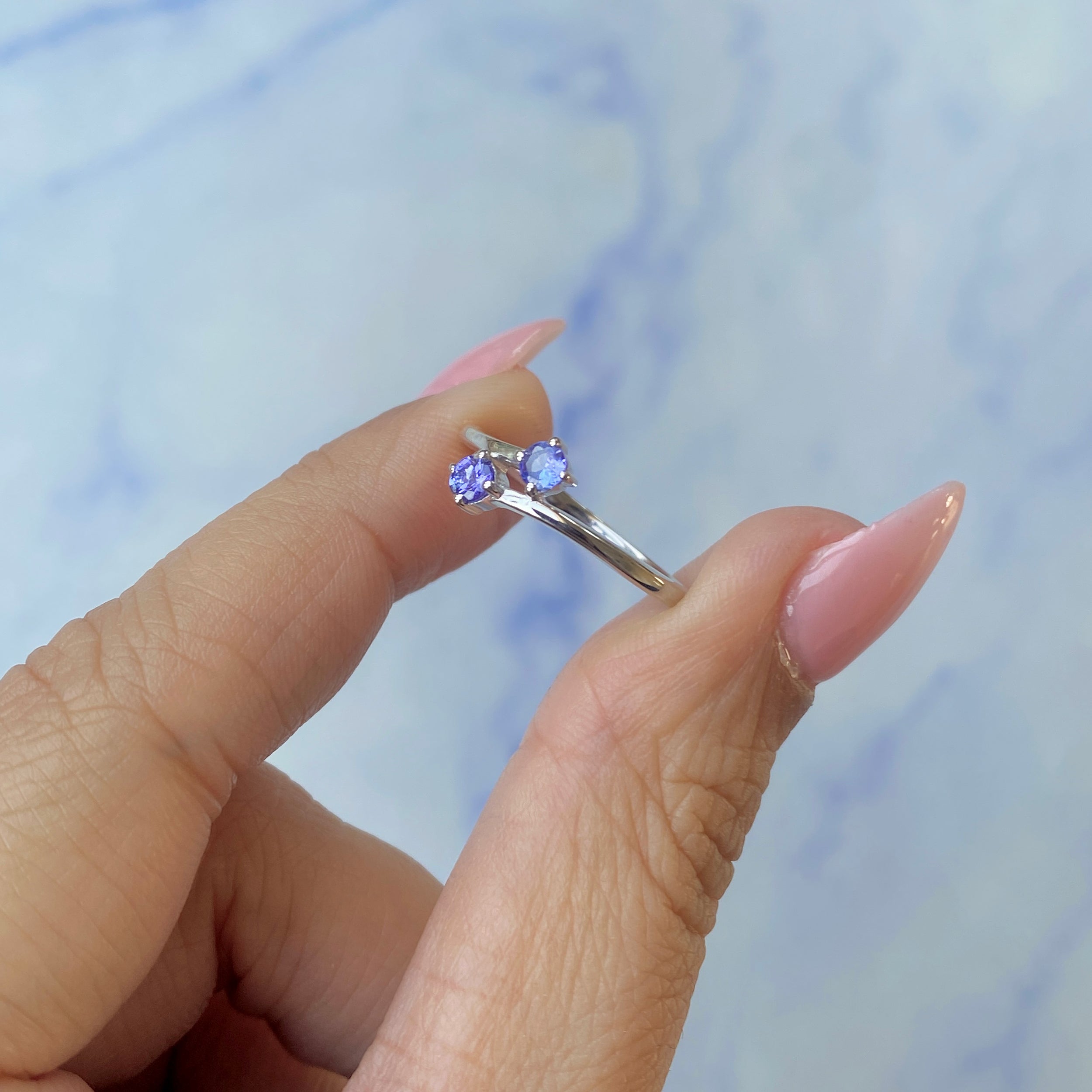 Tanzanite Ring-(TZN-SR-2531.)