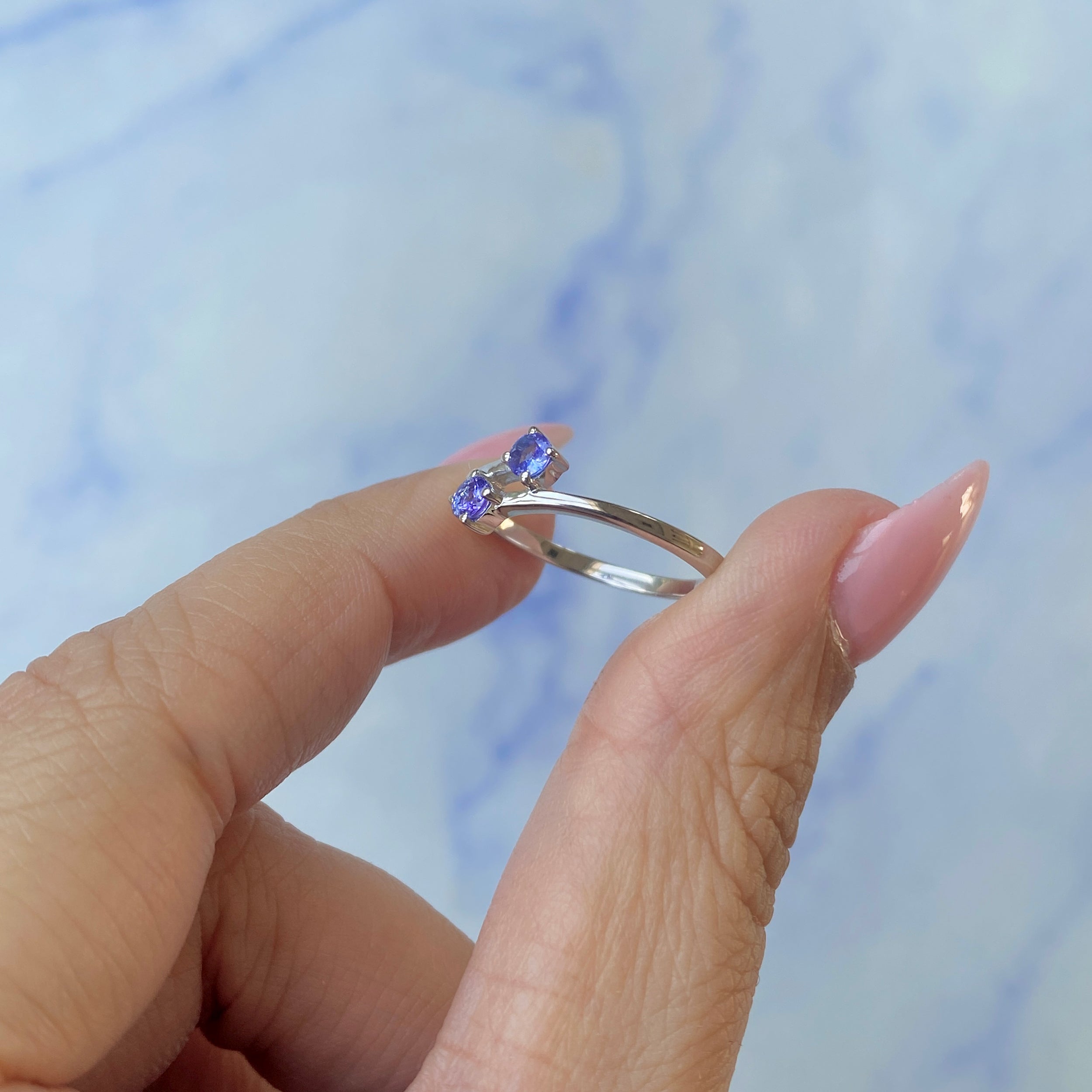 Tanzanite Ring-(TZN-SR-2531.)