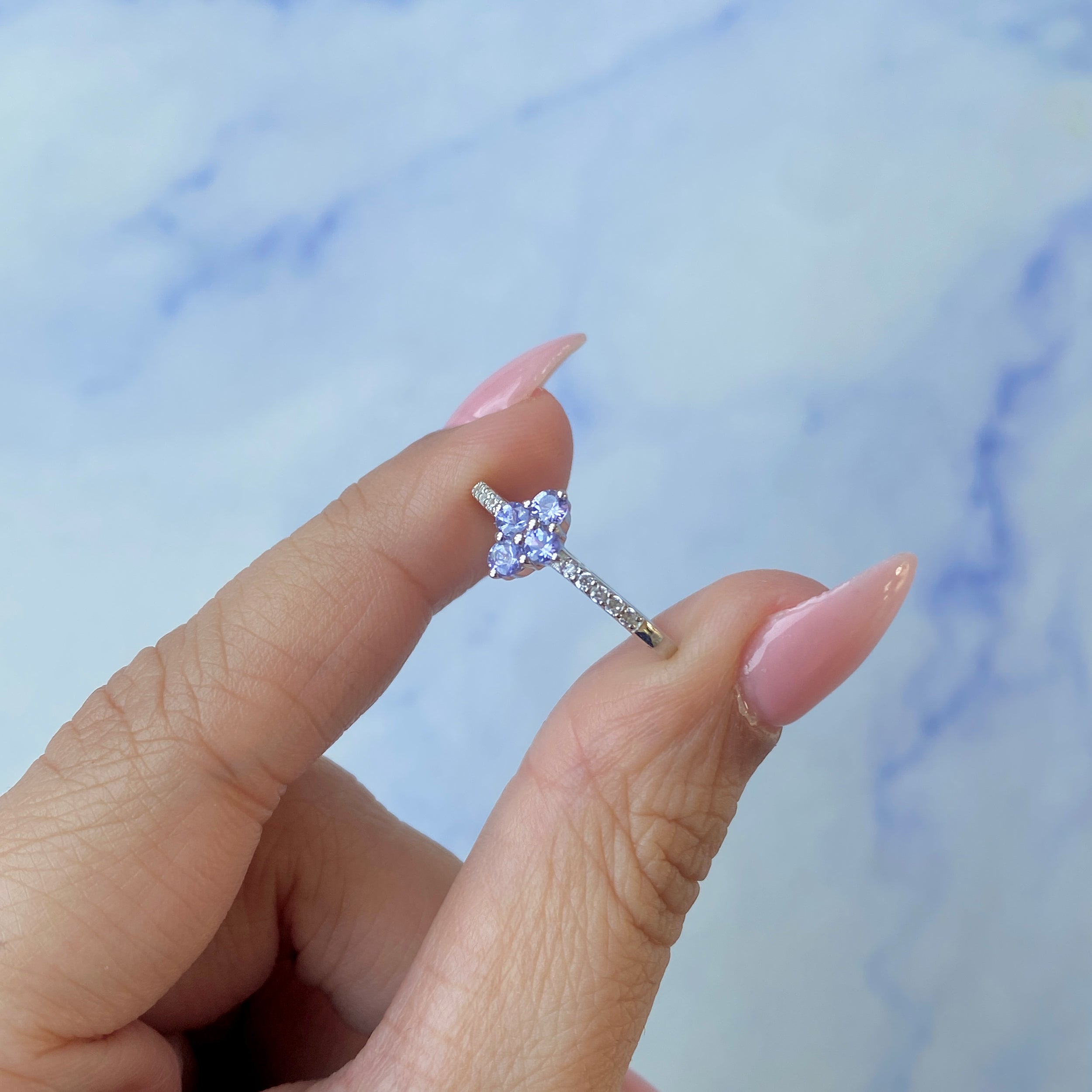 Tanzanite Ring-(TZN-SR-2534.)