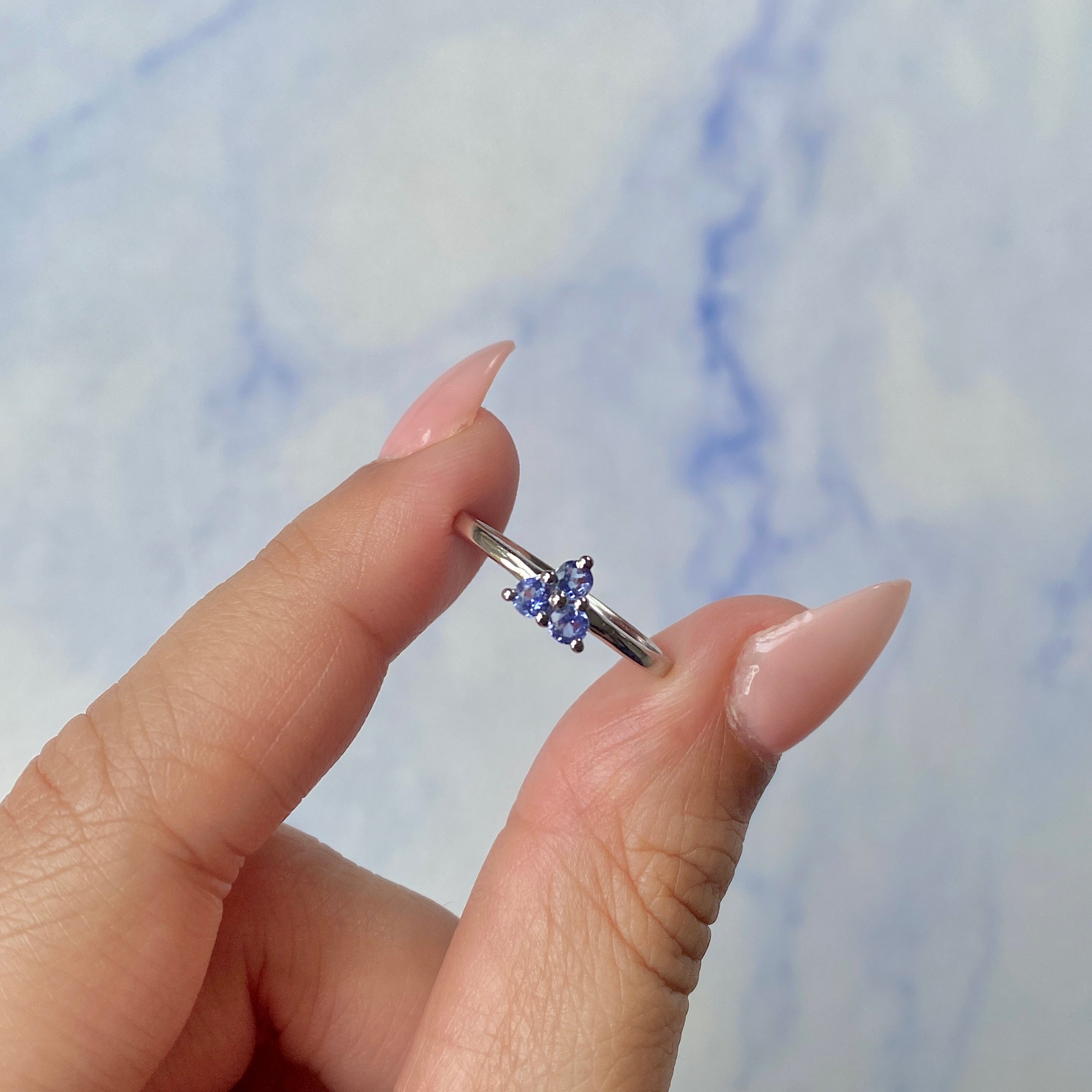 Tanzanite Ring-(TZN-SR-2536.)
