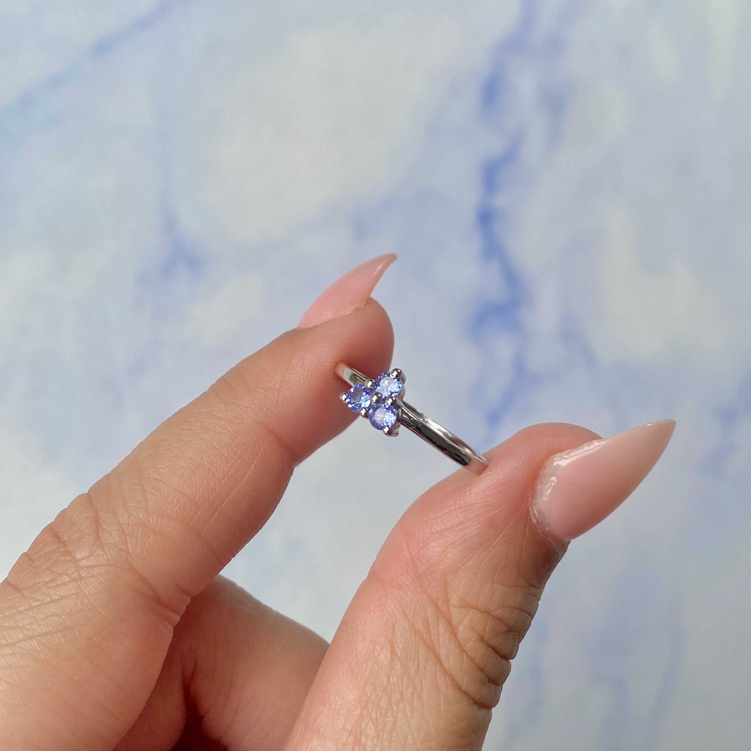 Tanzanite Ring-(TZN-SR-2536.)