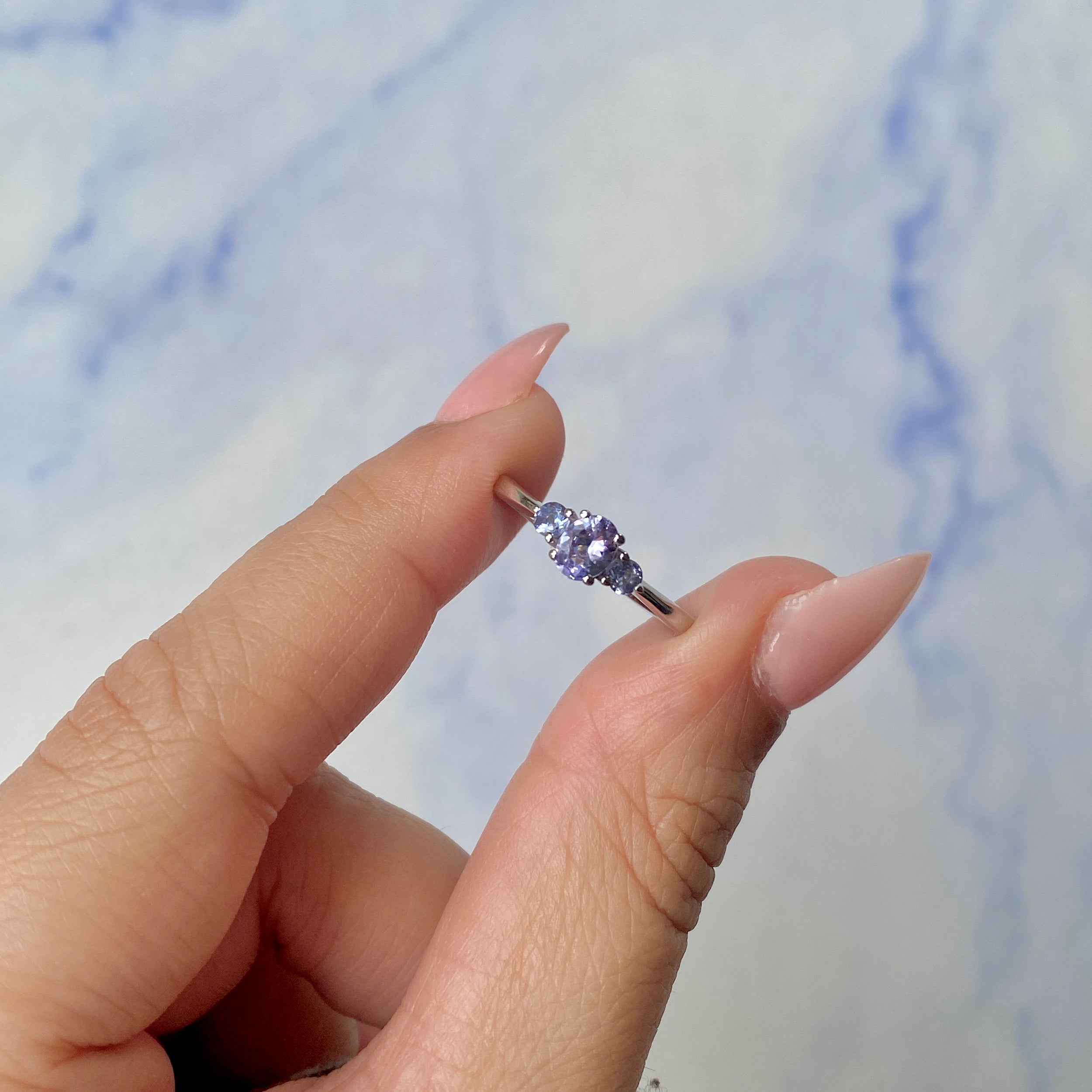 Tanzanite Ring-(TZN-SR-2542.)