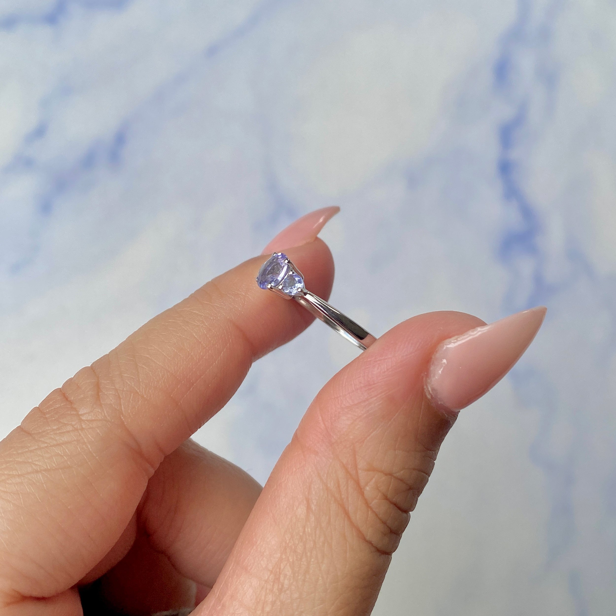 Tanzanite Ring-(TZN-SR-2542.)