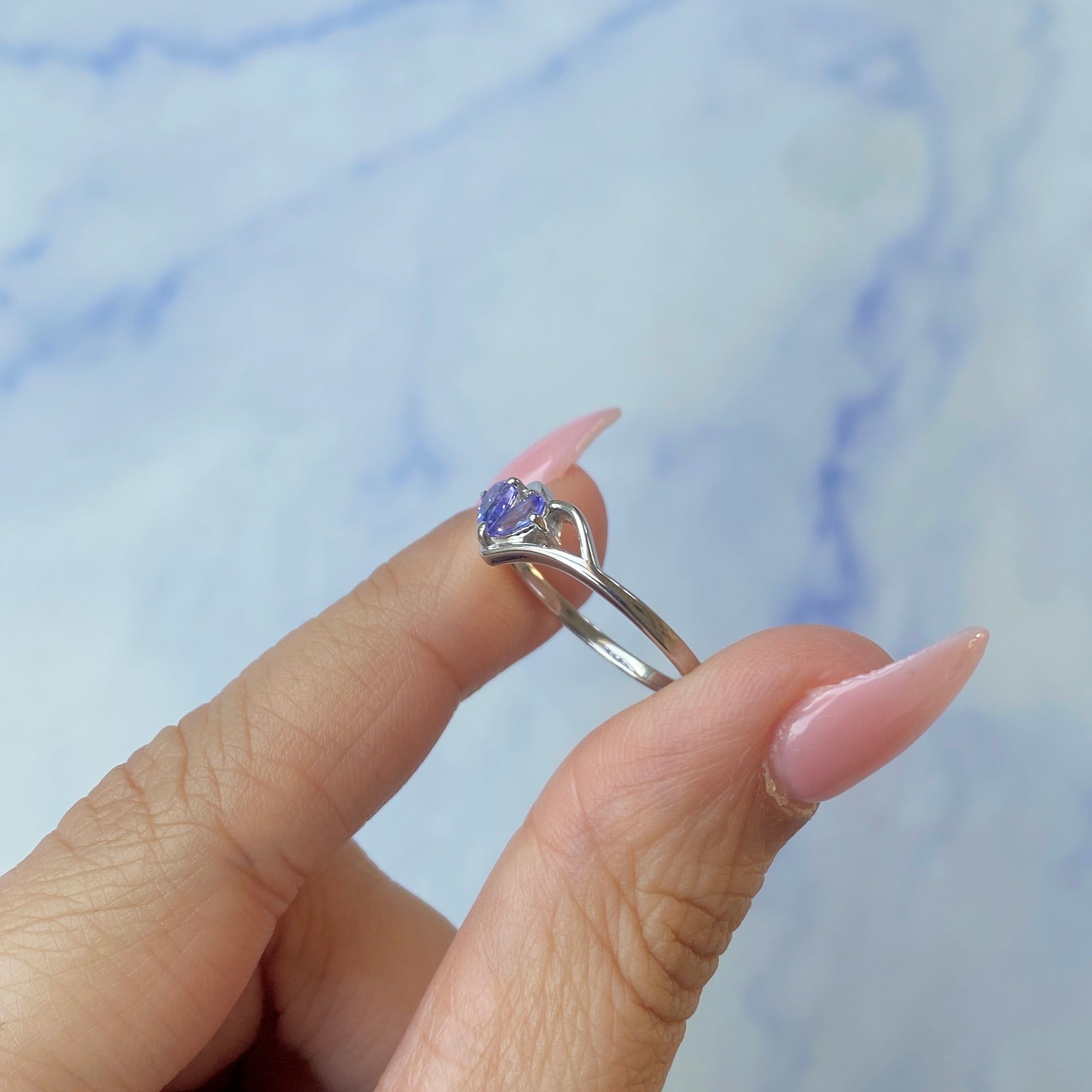 Tanzanite Ring-(TZN-SR-2560.)