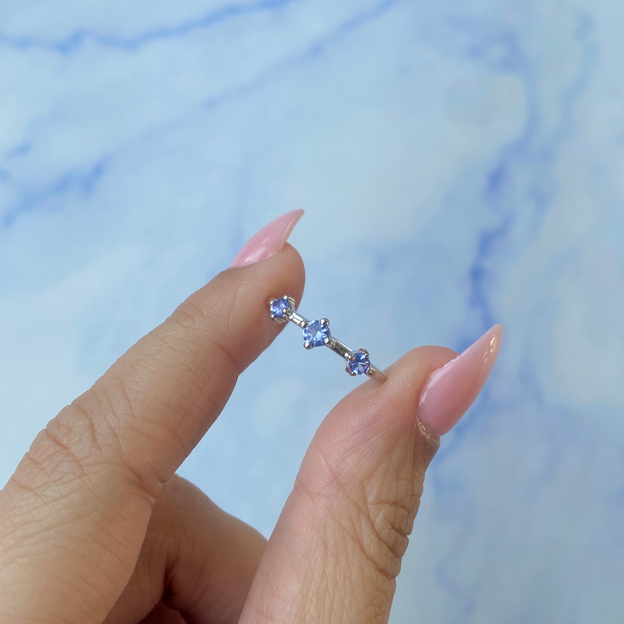 Tanzanite Ring-(TZN-SR-2583.)