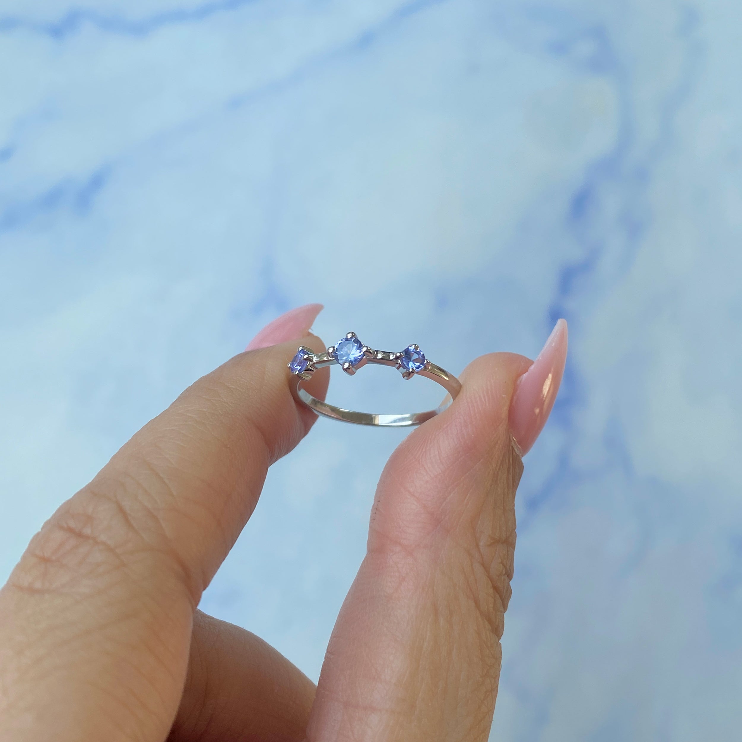 Tanzanite Ring-(TZN-SR-2583.)