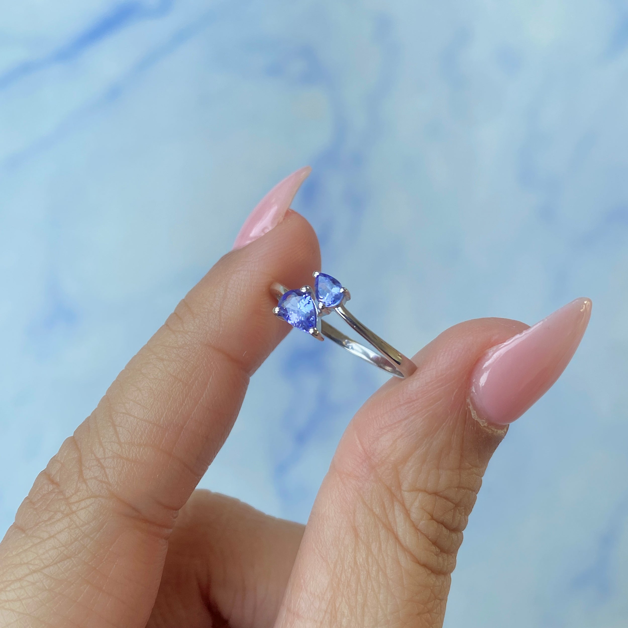Tanzanite Ring-(TZN-SR-2584.)