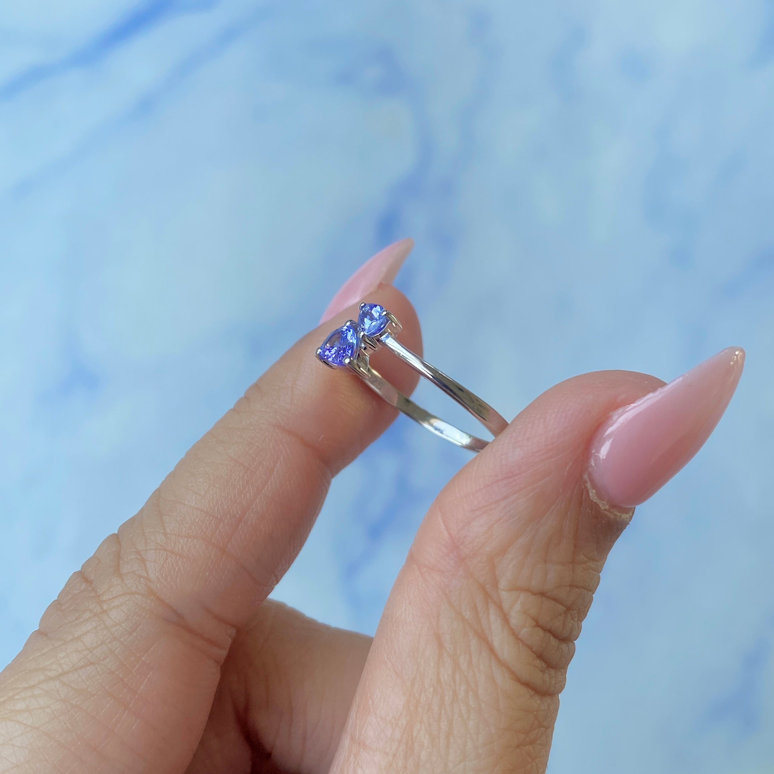 Tanzanite Ring-(TZN-SR-2584.)