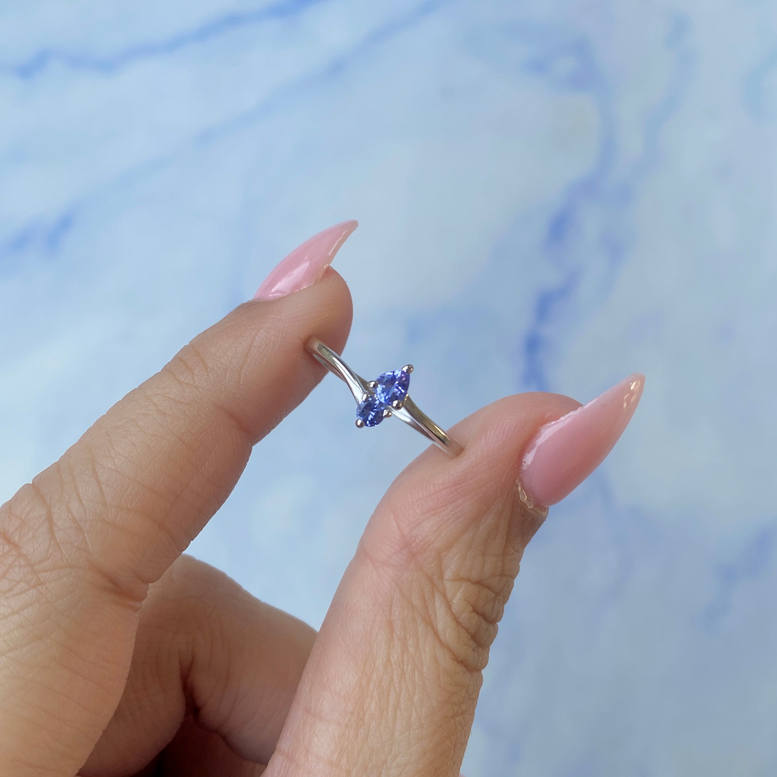 Tanzanite Ring-(TZN-SR-2585.)