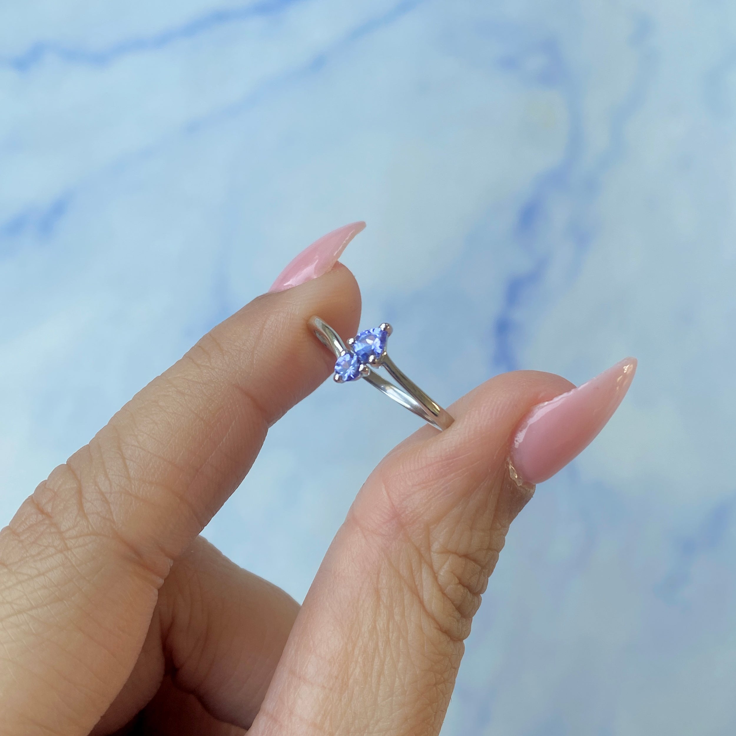 Tanzanite Ring-(TZN-SR-2585.)