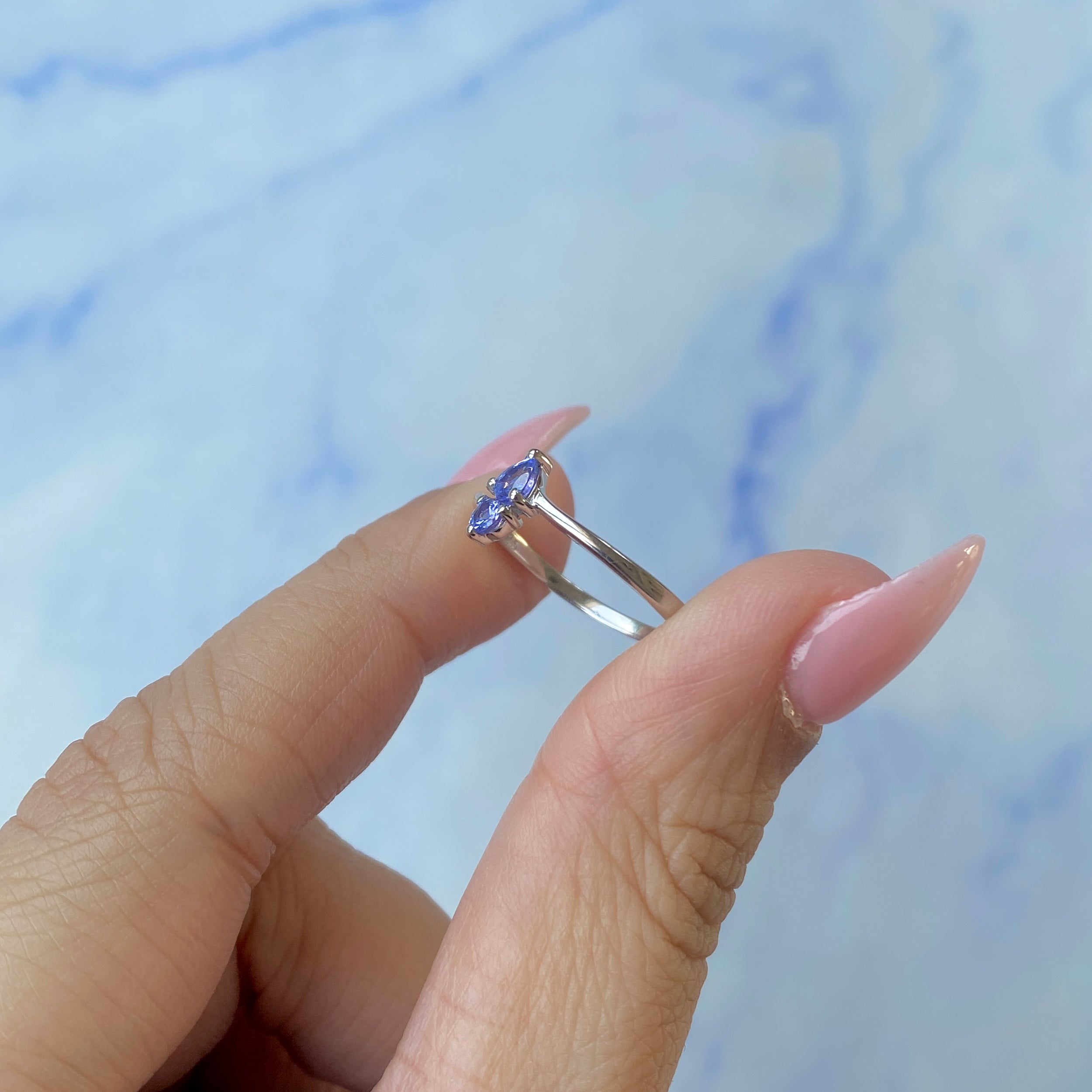 Tanzanite Ring-(TZN-SR-2585.)