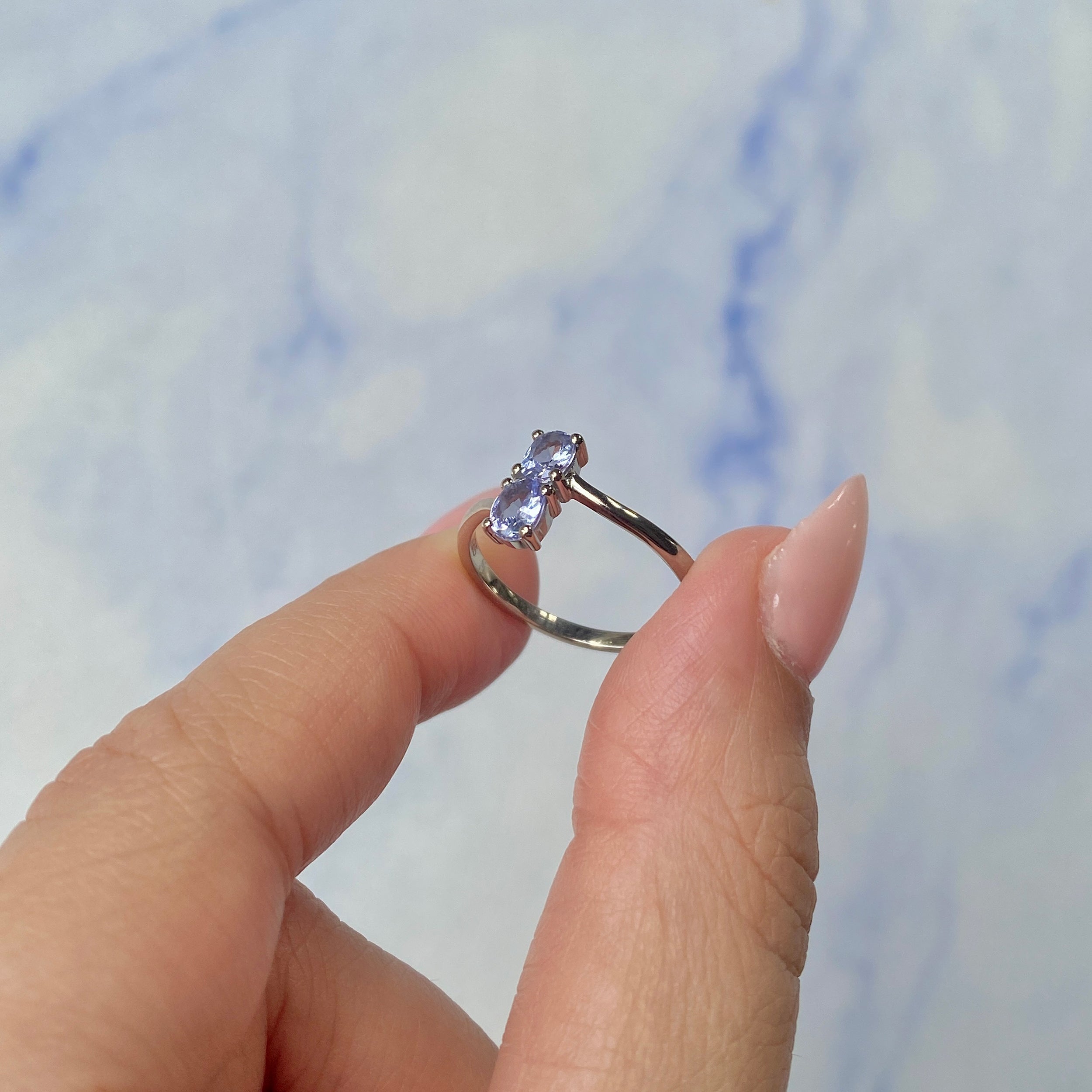 Tanzanite Ring-(TZN-SR-2595.)