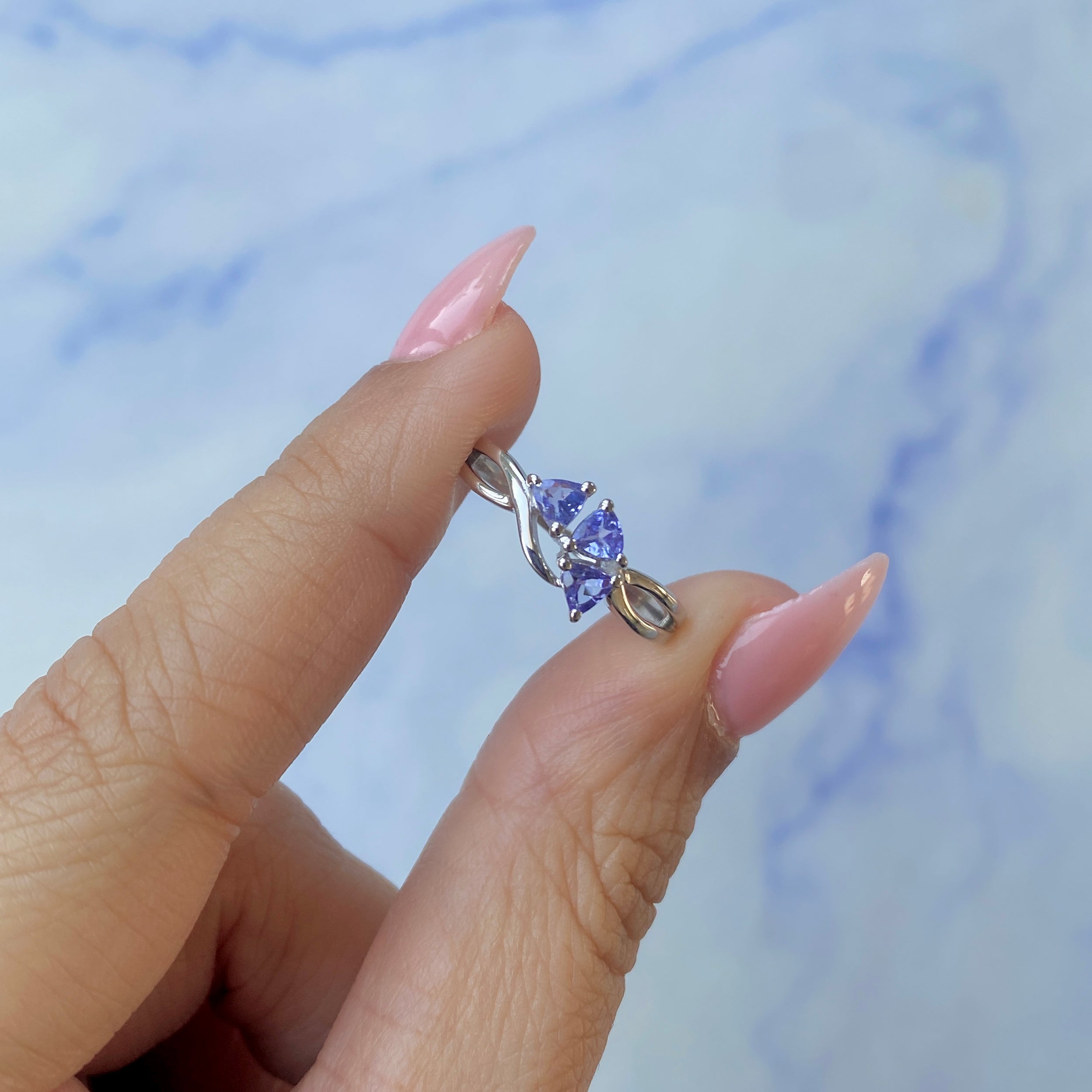 Tanzanite Ring-(TZN-SR-2596.)