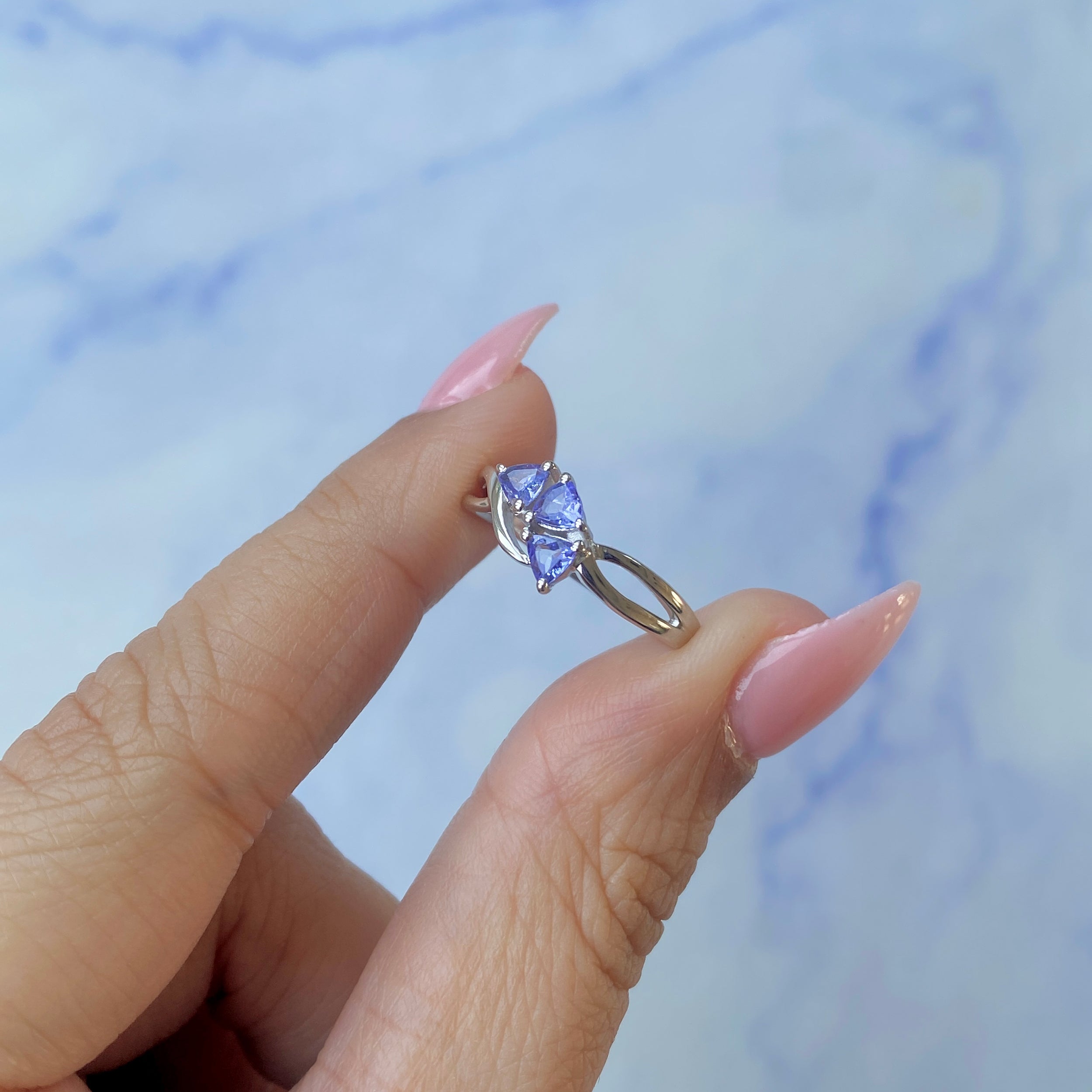 Tanzanite Ring-(TZN-SR-2596.)