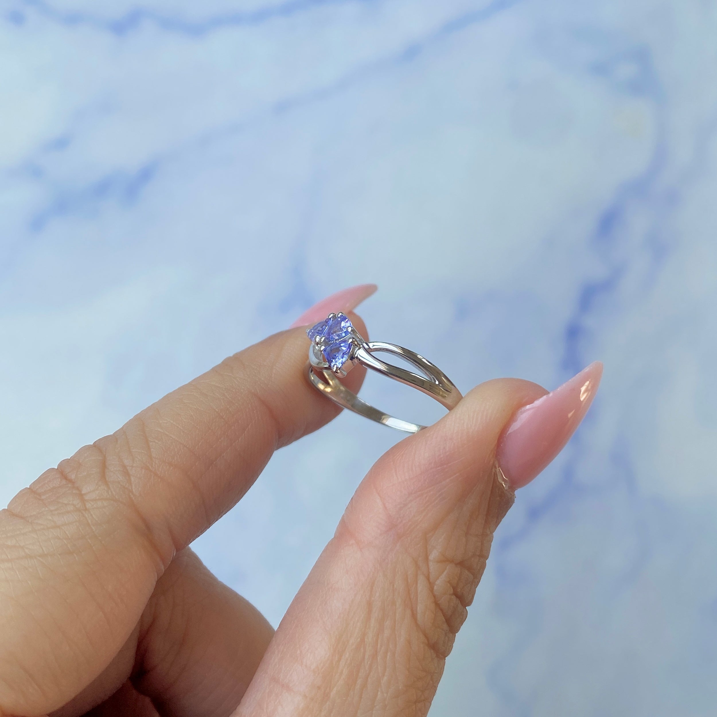 Tanzanite Ring-(TZN-SR-2596.)