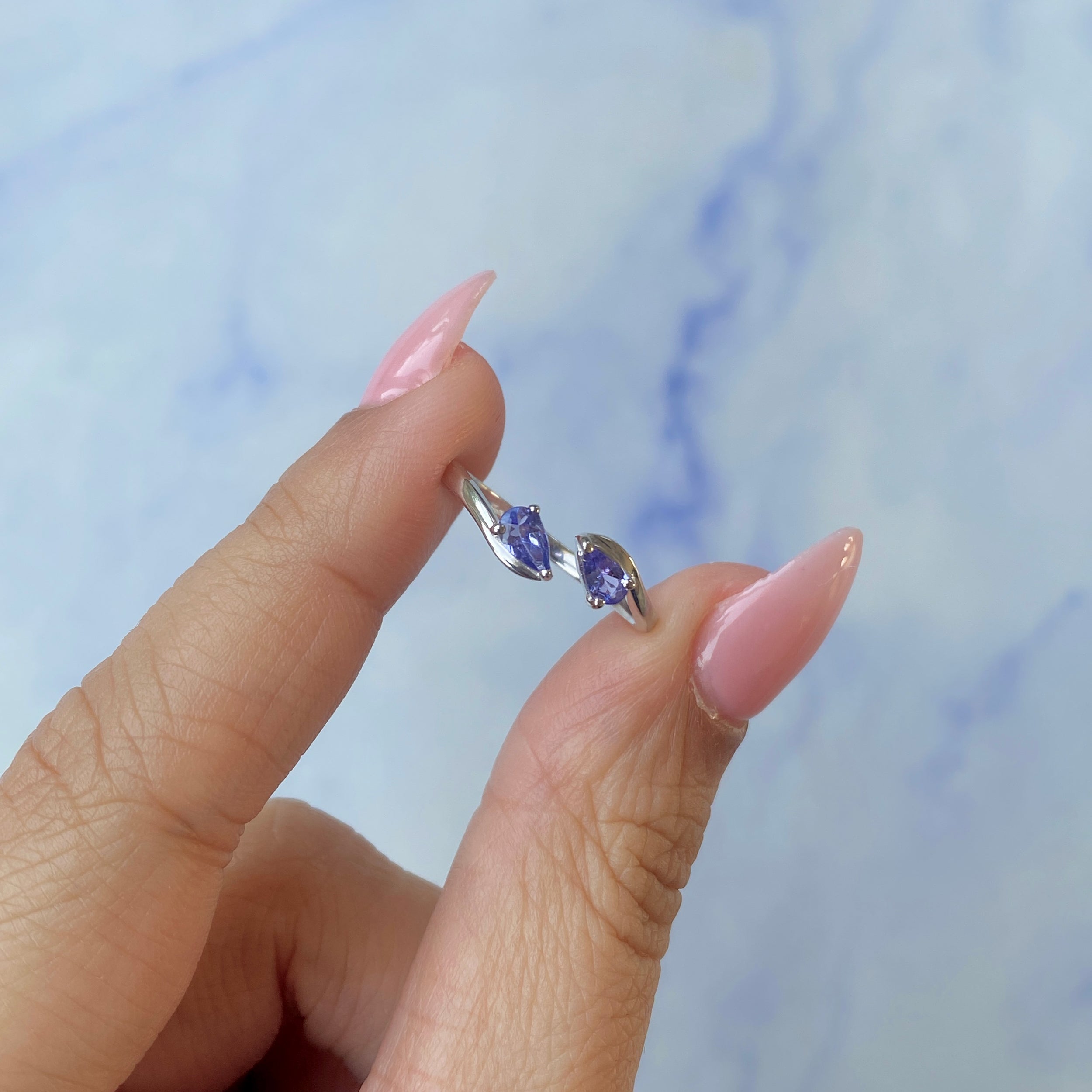 Tanzanite Ring-(TZN-SR-2597.)