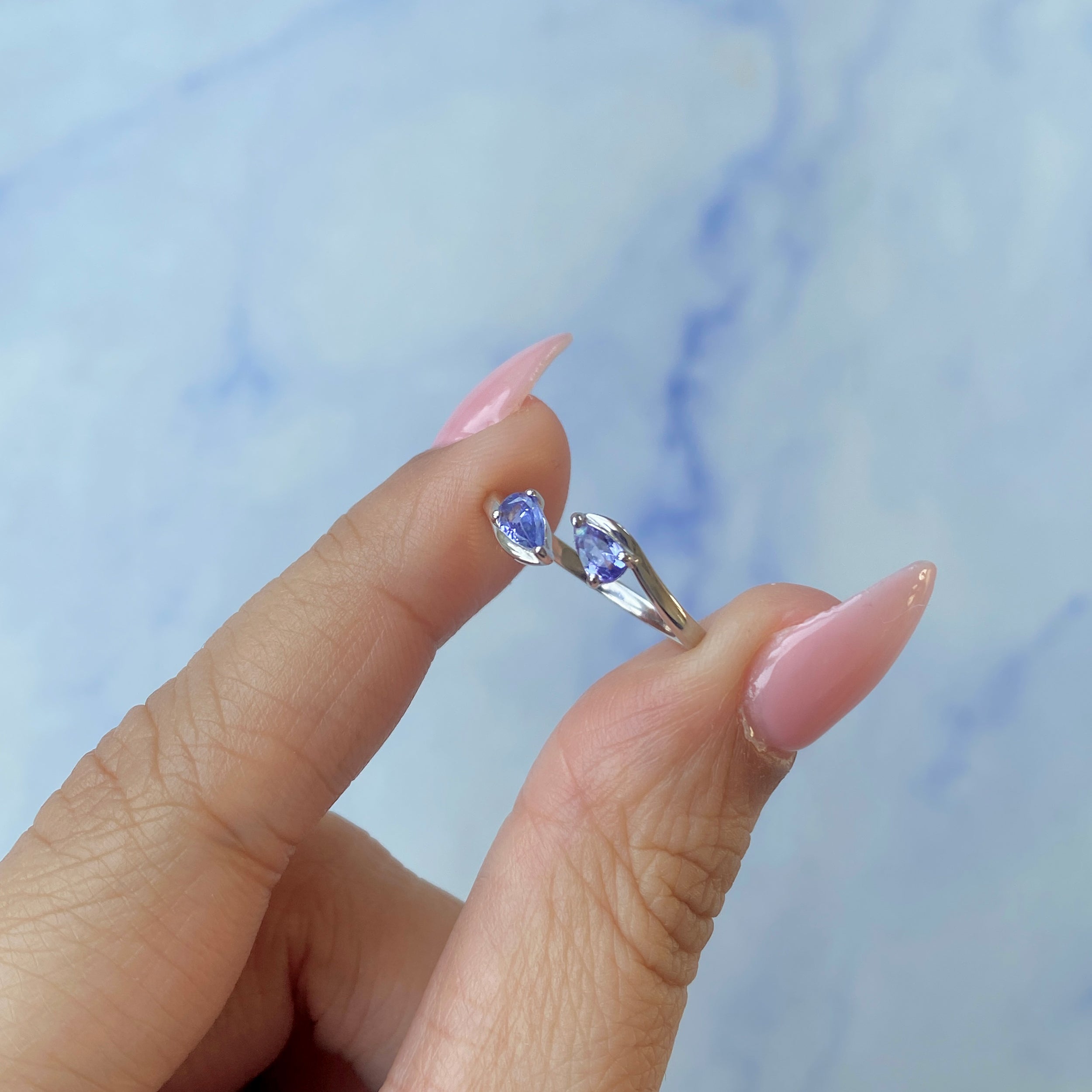Tanzanite Ring-(TZN-SR-2597.)