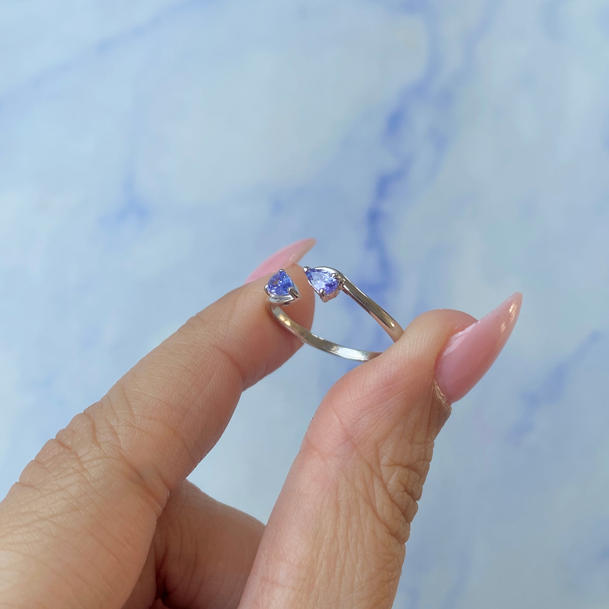 Tanzanite Ring-(TZN-SR-2597.)