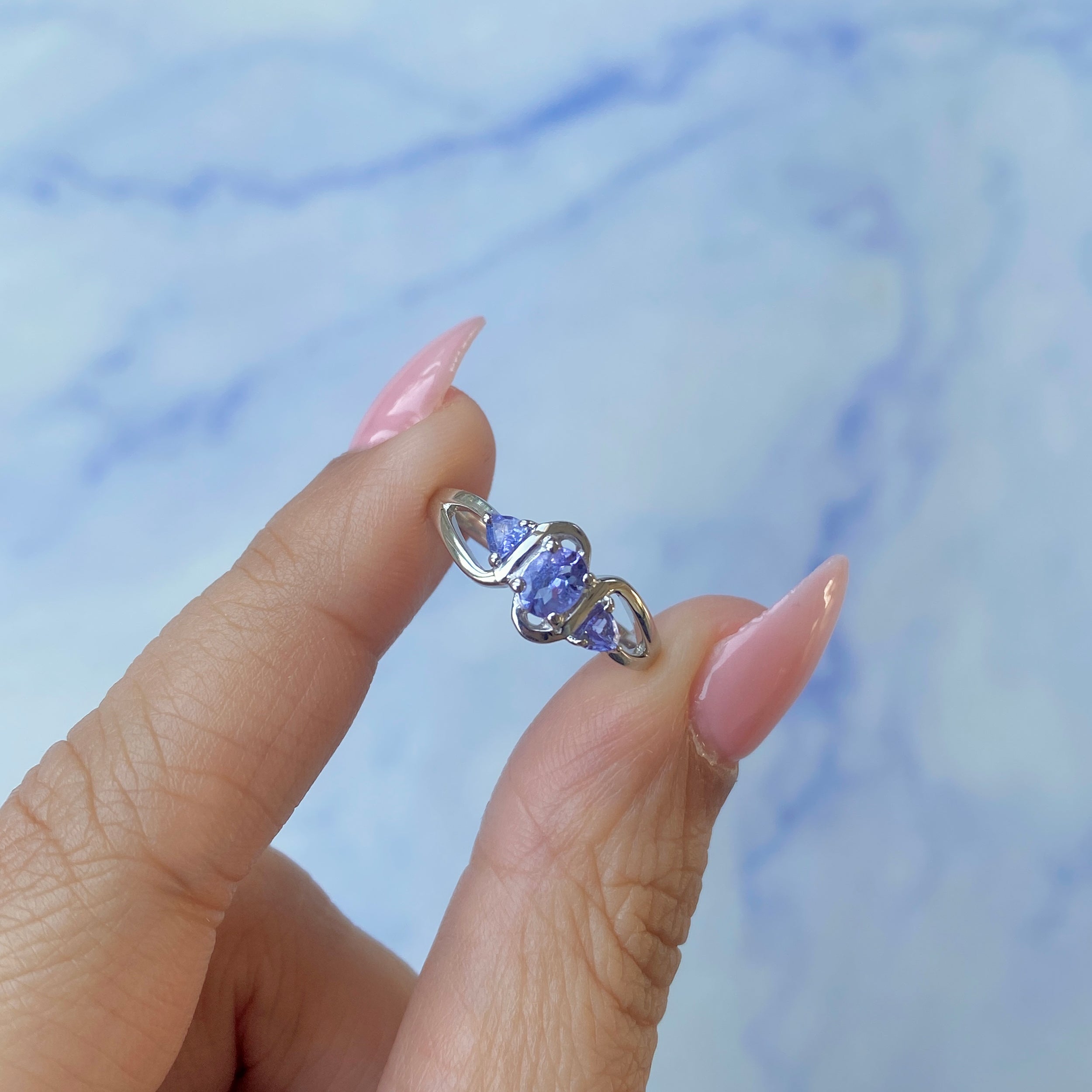 Tanzanite Ring-(TZN-SR-2603.)