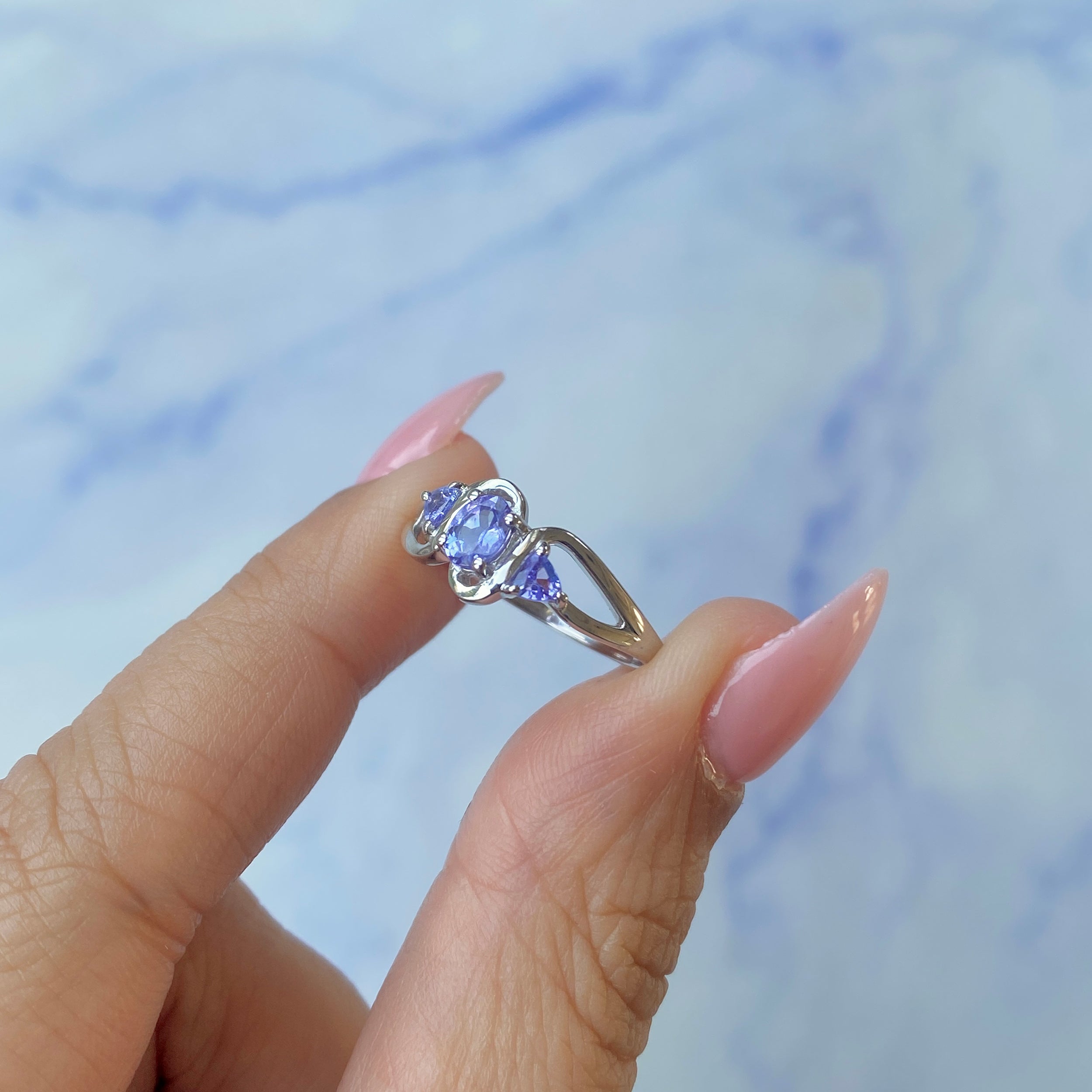 Tanzanite Ring-(TZN-SR-2603.)
