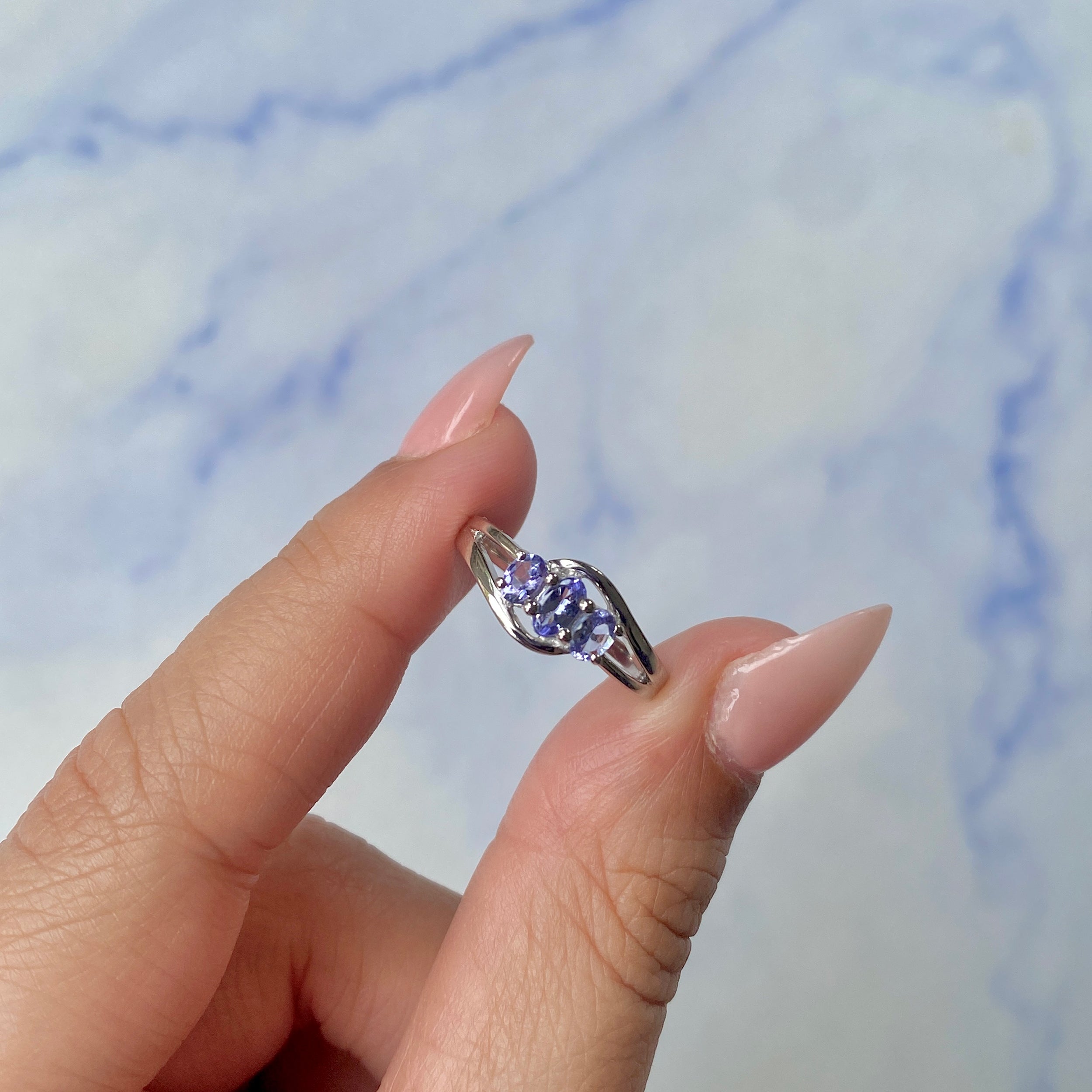 Tanzanite Ring-(TZN-SR-2606.)