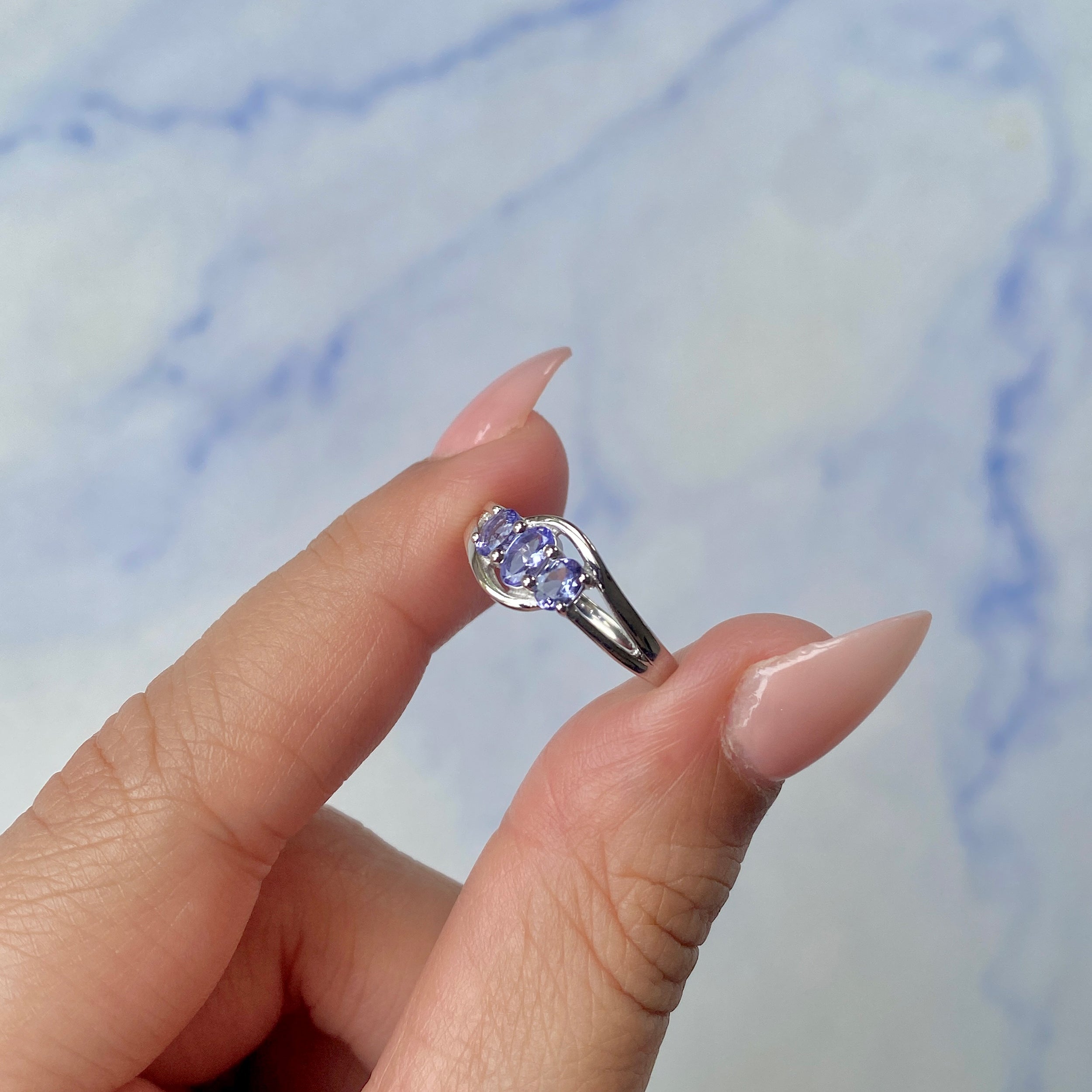 Tanzanite Ring-(TZN-SR-2606.)