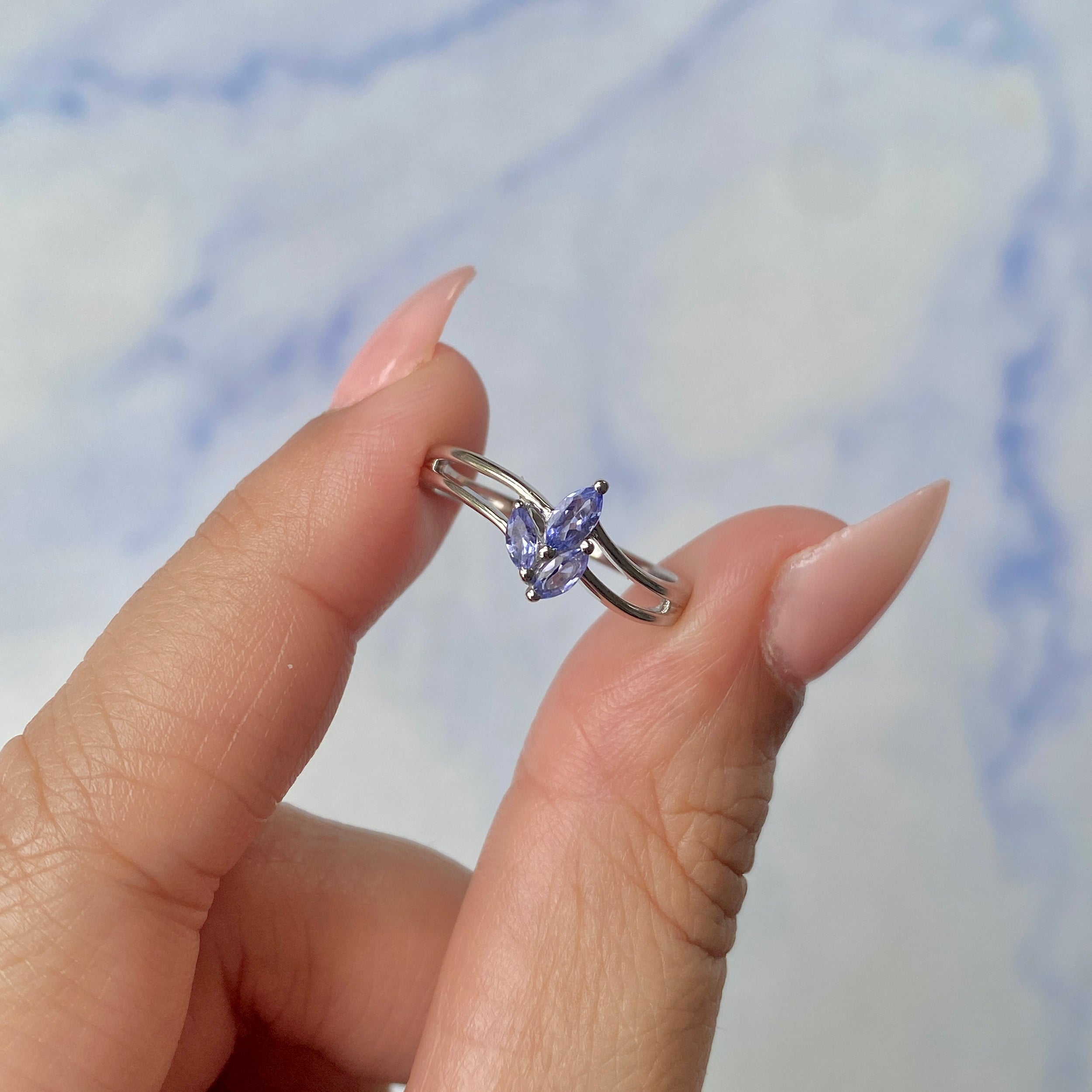 Tanzanite Ring-(TZN-SR-2607.)