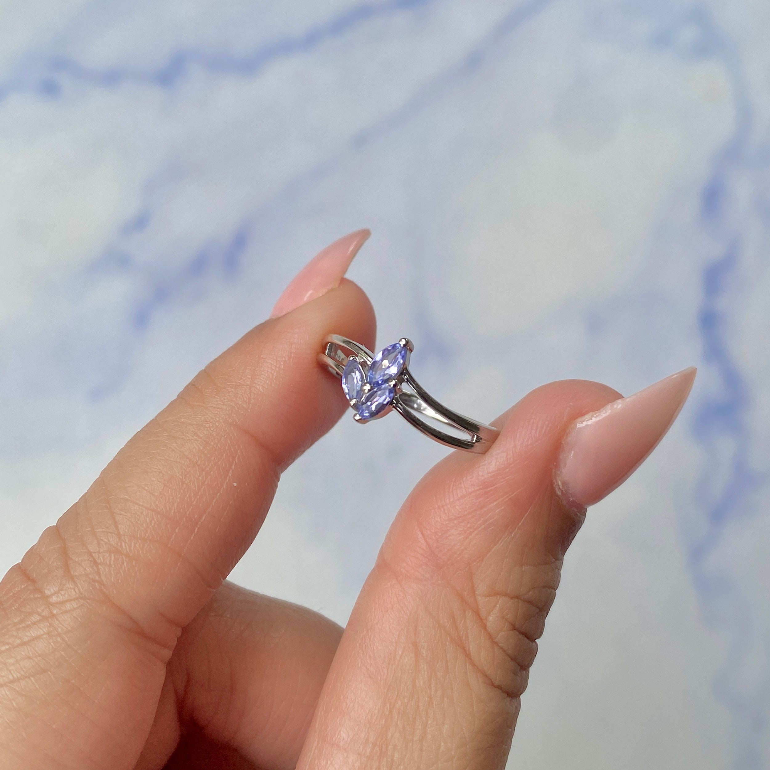 Tanzanite Ring-(TZN-SR-2607.)