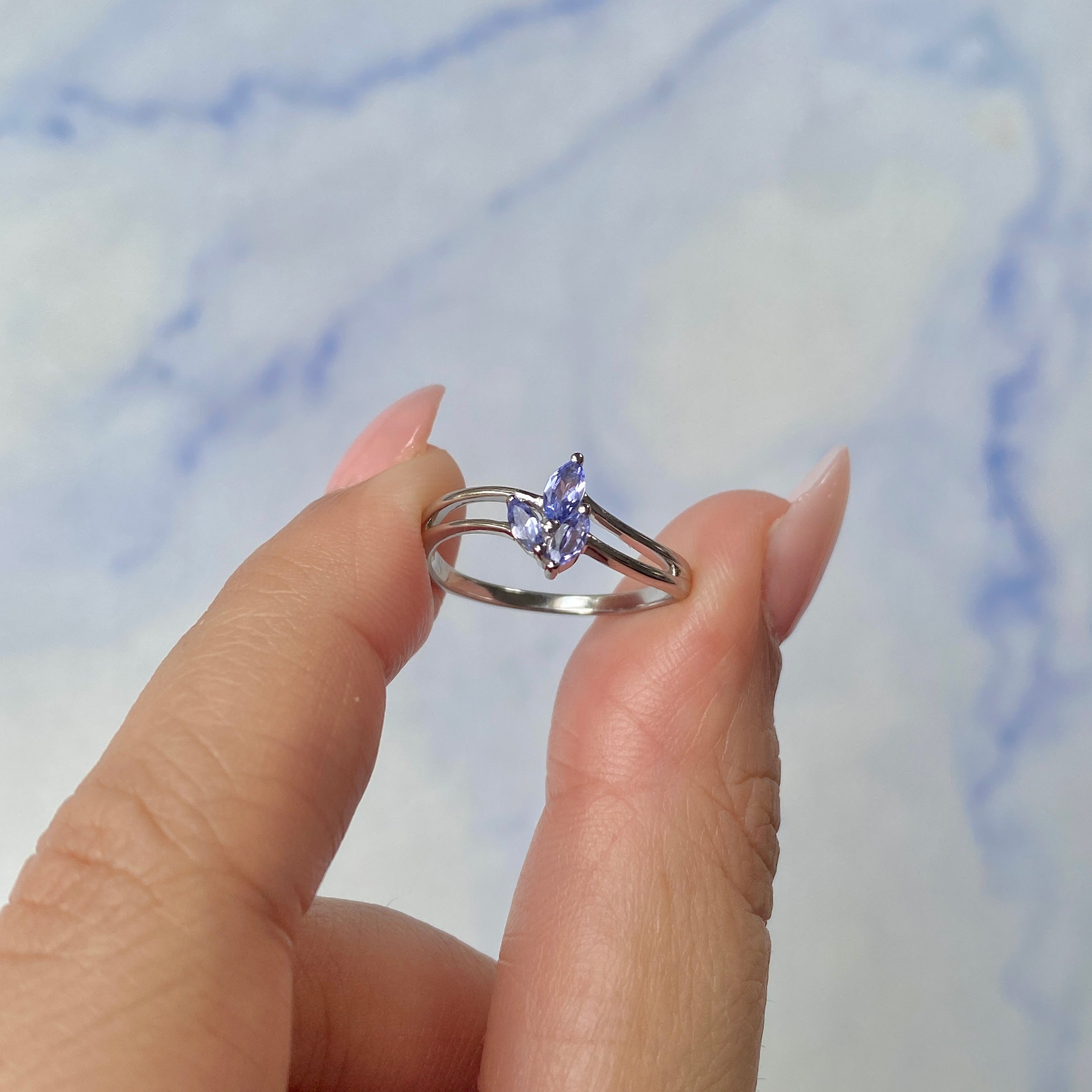 Tanzanite Ring-(TZN-SR-2607.)